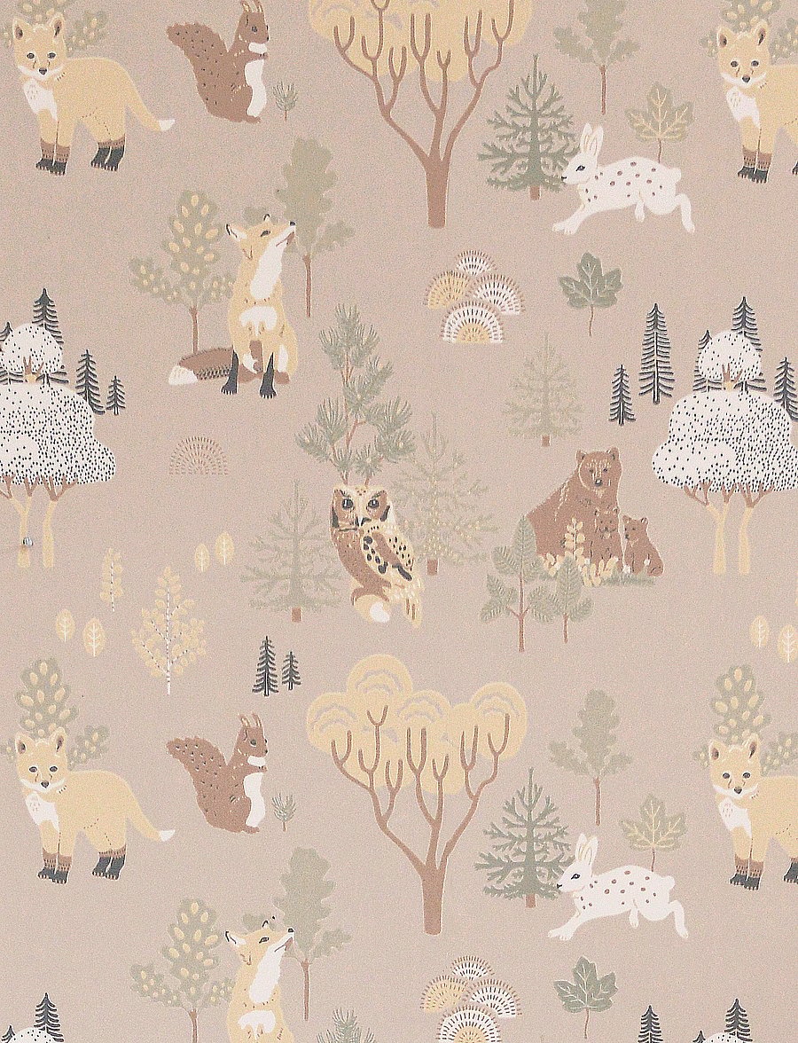 Majvillan - Wallpaper Deep forest soft beige - tapeedid - soft beige - 4