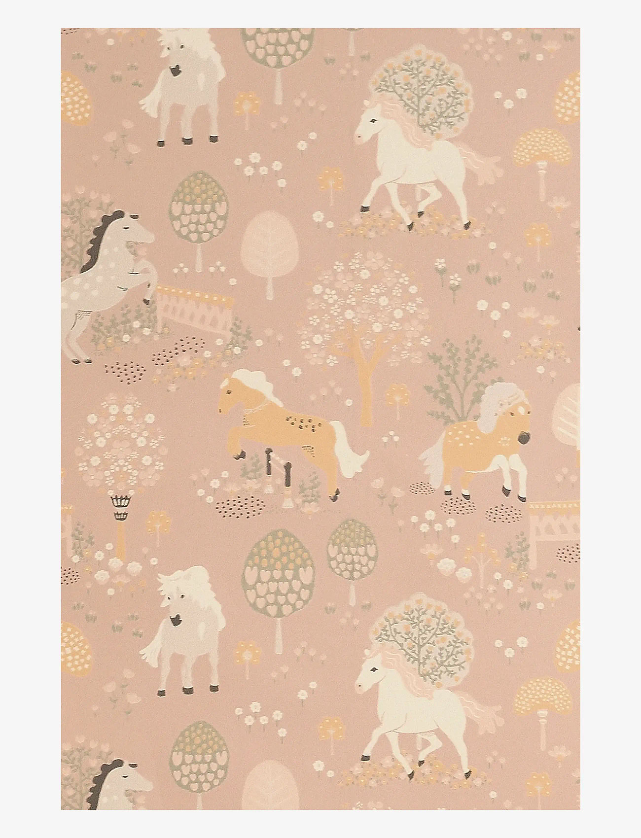 Majvillan - Wallpaper My sweet pony - dreamy pink - 0