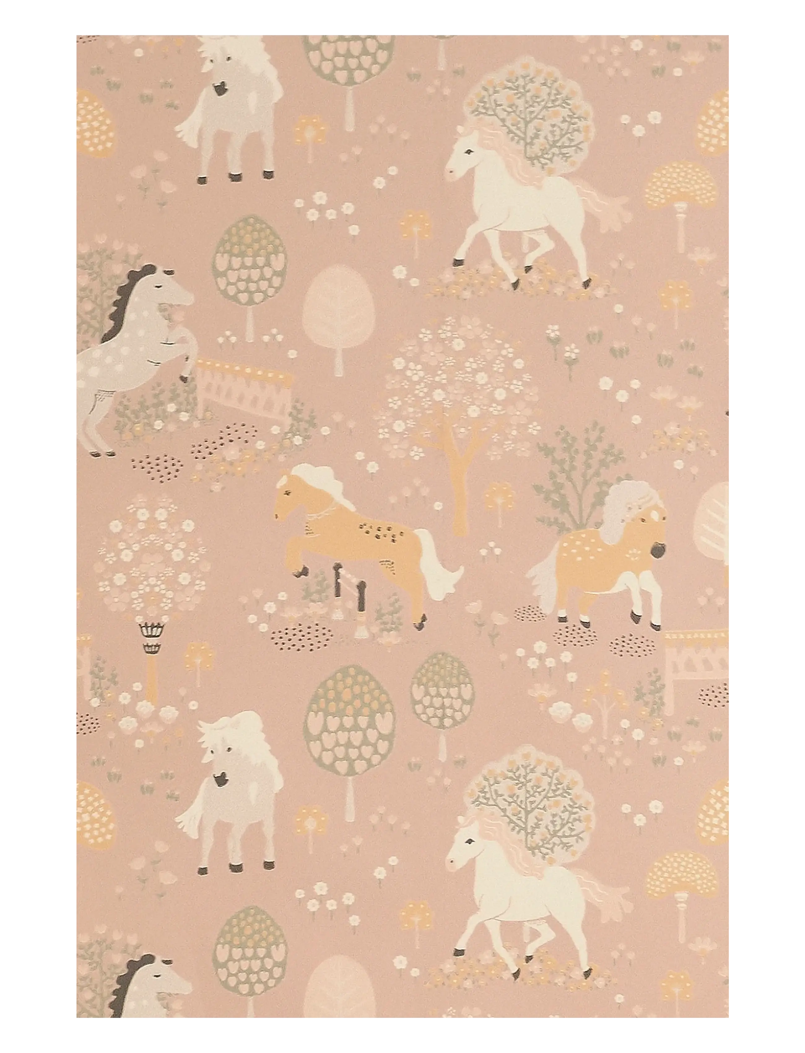 Majvillan Wallpaper My sweet pony - Wand Dekoration - DREAMY PINK / pink/rose