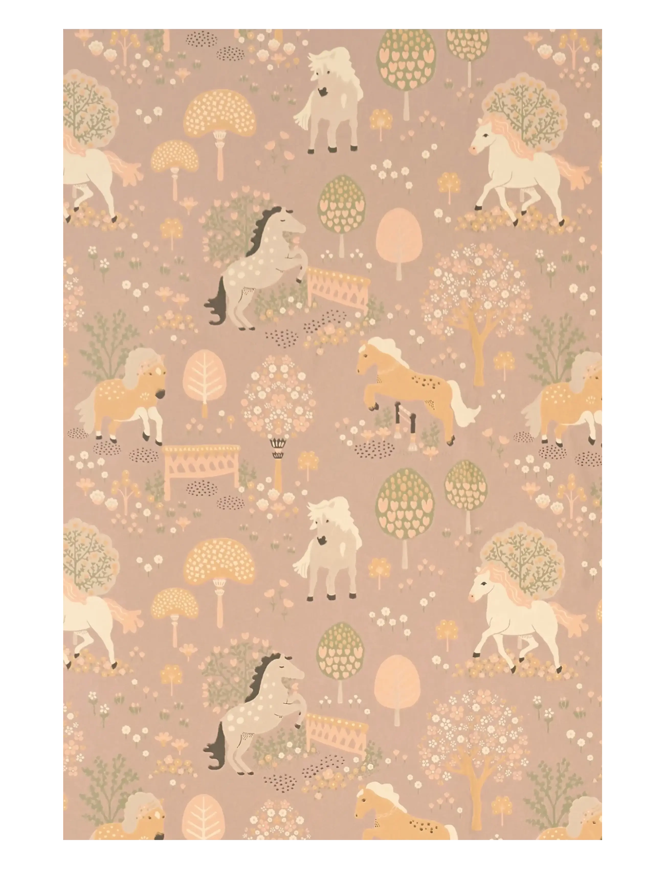 Majvillan Wallpaper My sweet pony - Nyheder - SOFT LILAC / purple