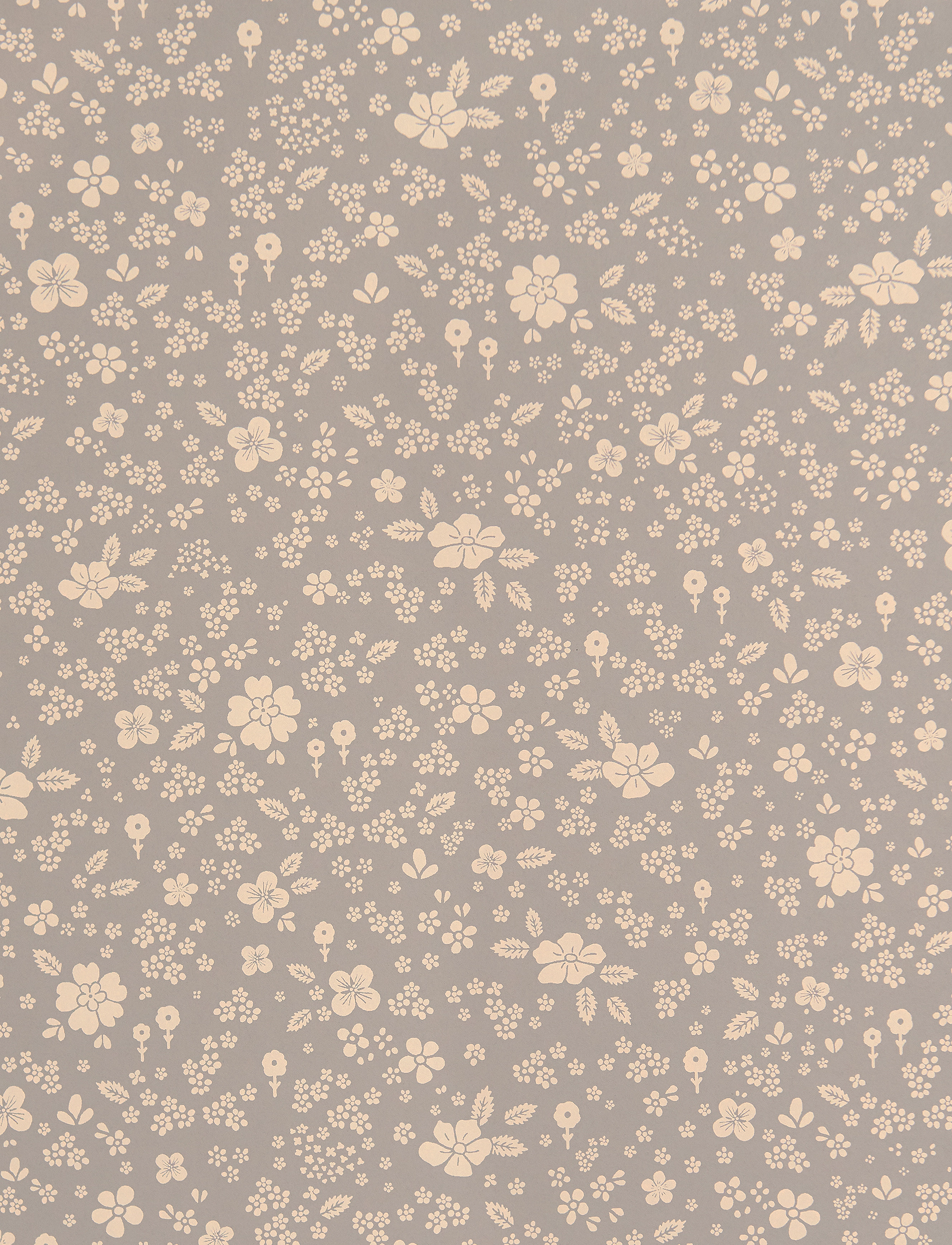 Majvillan Wallpaper Flora Dusty Blue, Wallpapers, Blå, Str: 1005X 53CM