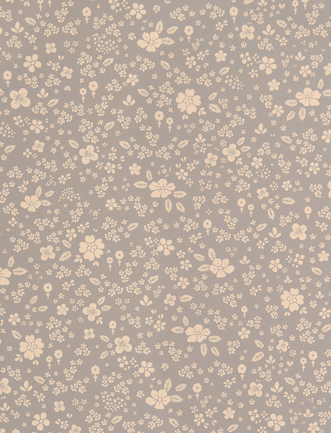 Majvillan - Wallpaper Flora dusty blue - wallpapers - dusty blue - 1