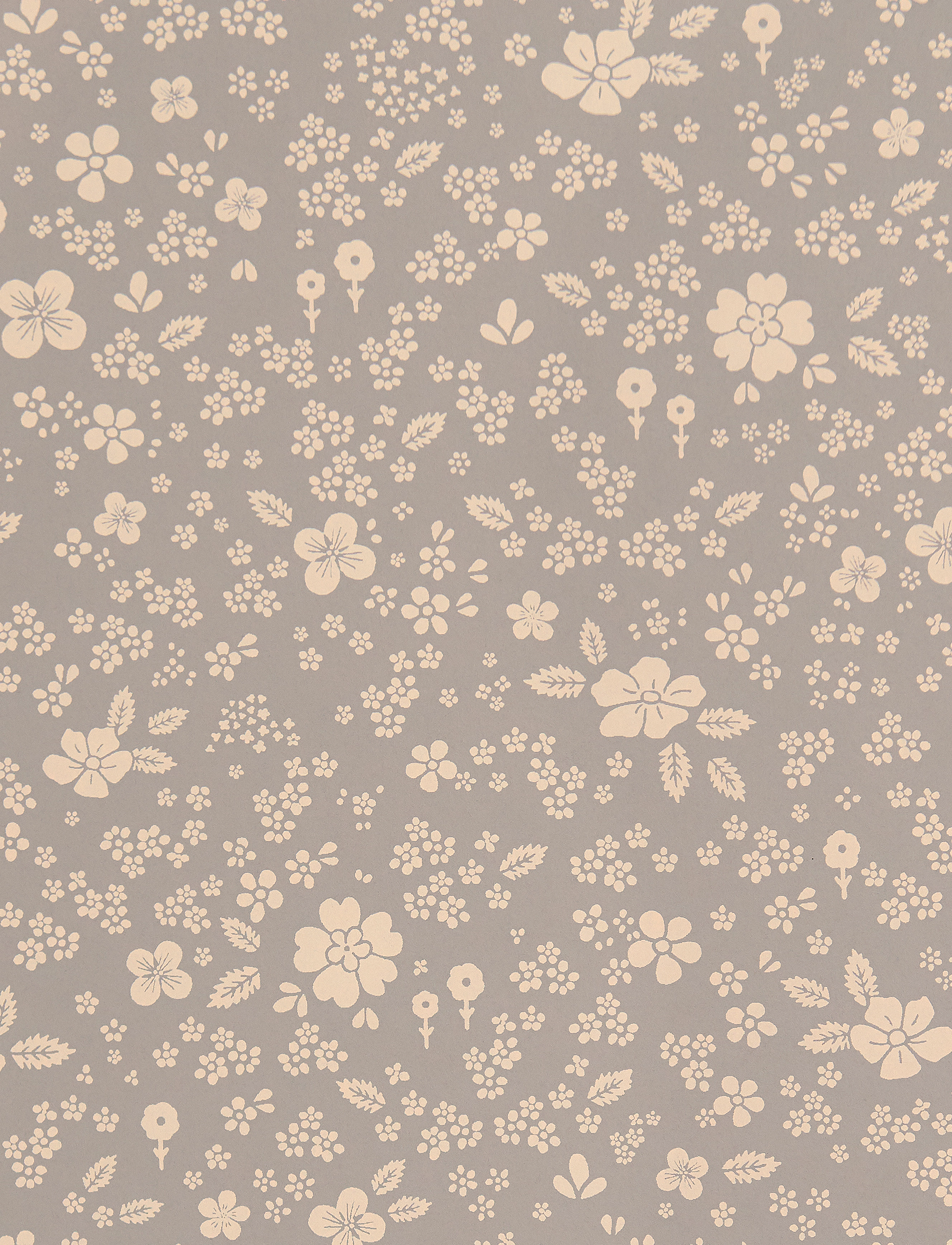 Majvillan - Wallpaper Flora dusty blue - tapeten - dusty blue - 2