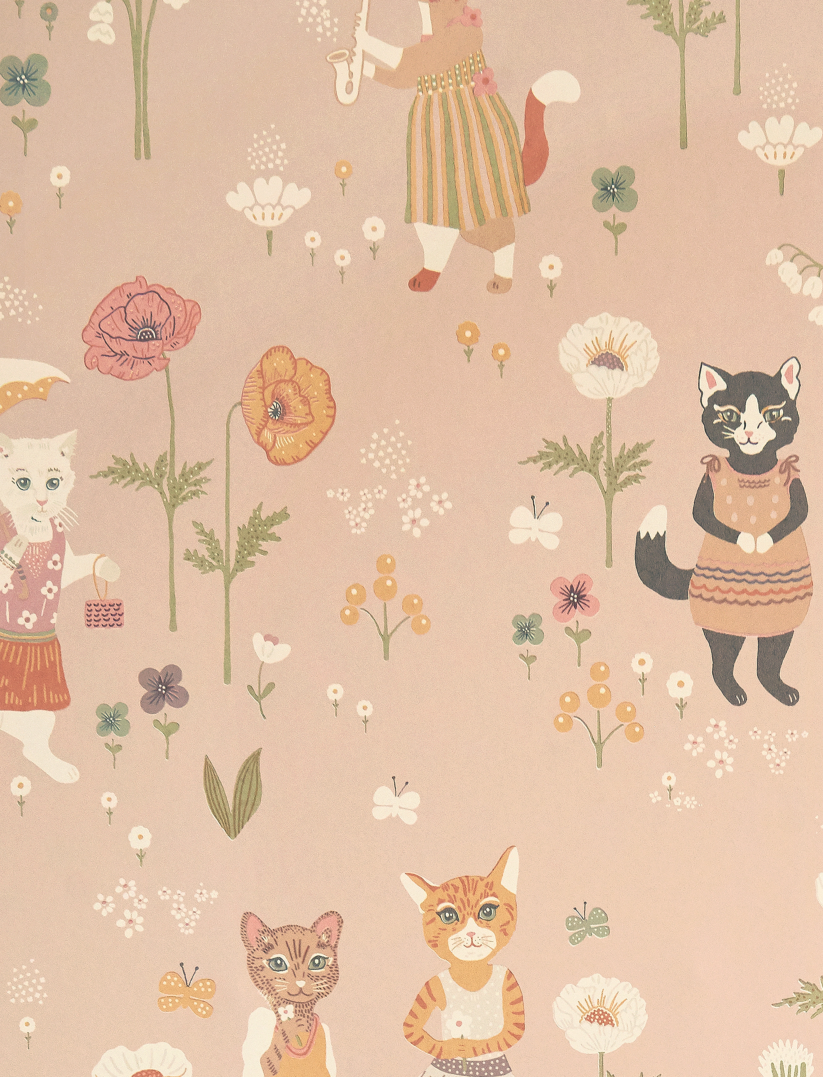 Majvillan Wallpaper Catwalk Sweet Pink, Wallpapers, Pink, Str: 1005X 53CM
