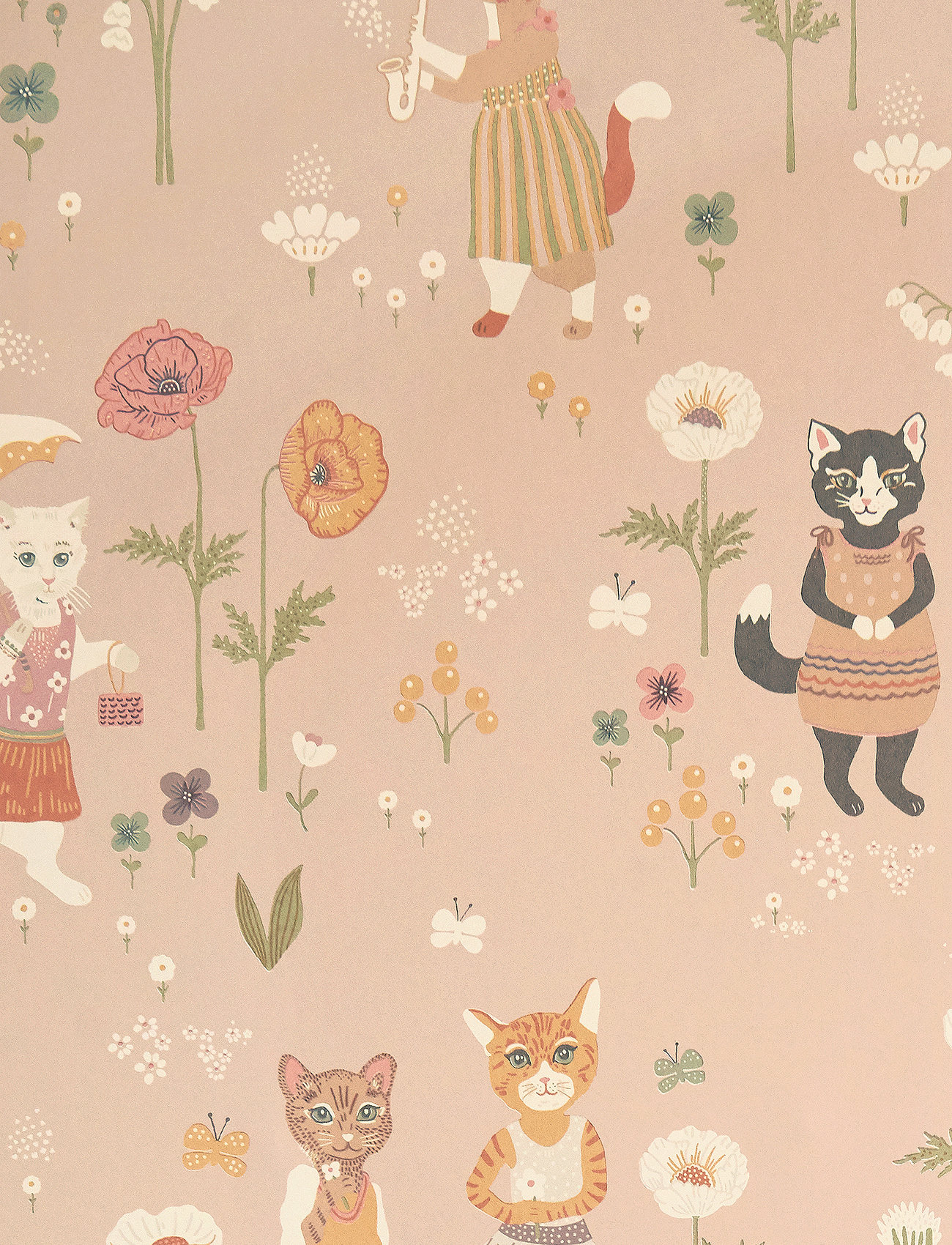 Majvillan - Wallpaper Catwalk sweet pink - tapeter - sweet pink - 1