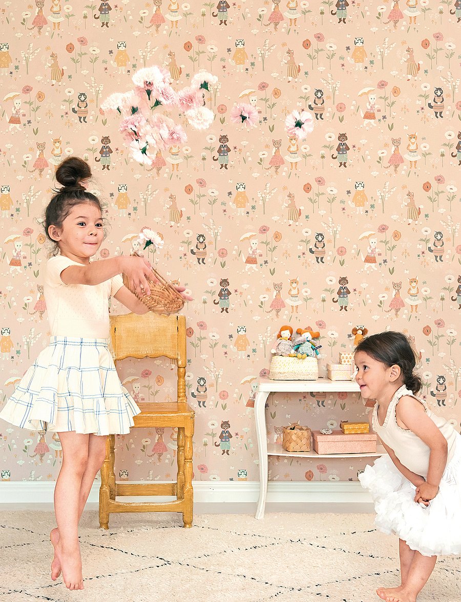 Majvillan - Wallpaper Catwalk sweet pink - tapeten - sweet pink - 2