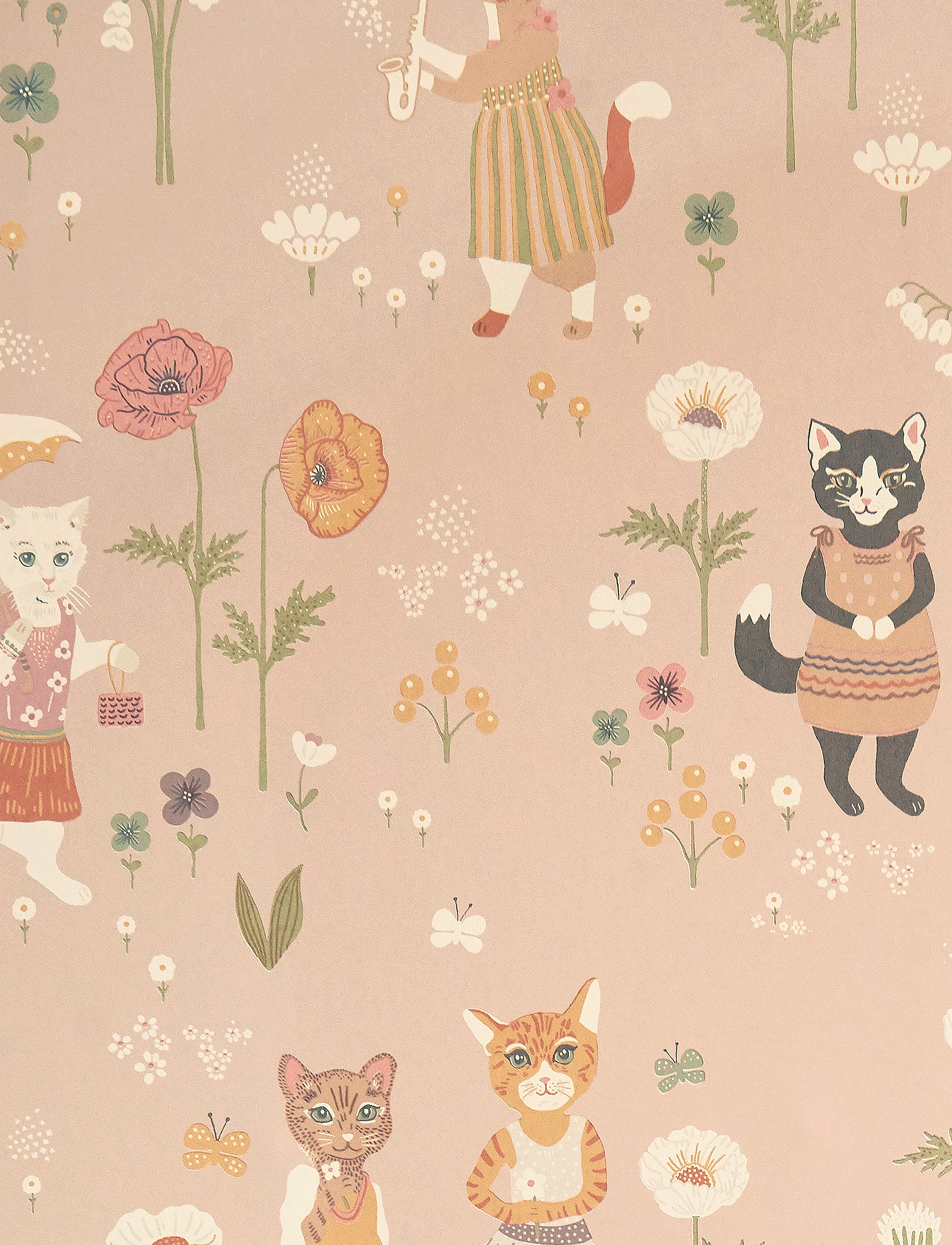 Majvillan - Wallpaper Catwalk sweet pink - tapeter - sweet pink - 4