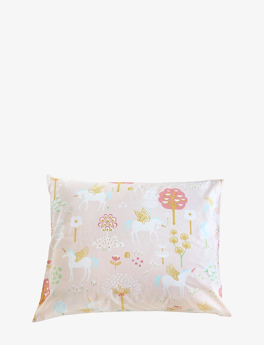 Majvillan - True Unicorns pink pillow case 50x60 cm - kopfkissenbezüge - pink - 1