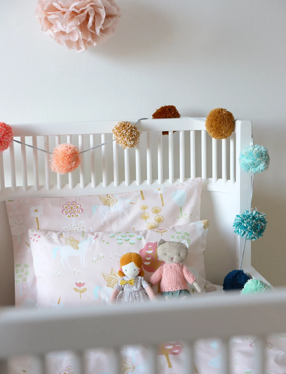 Majvillan - True Unicorns pink pillow case 50x60 cm - pudebetræk - pink - 0