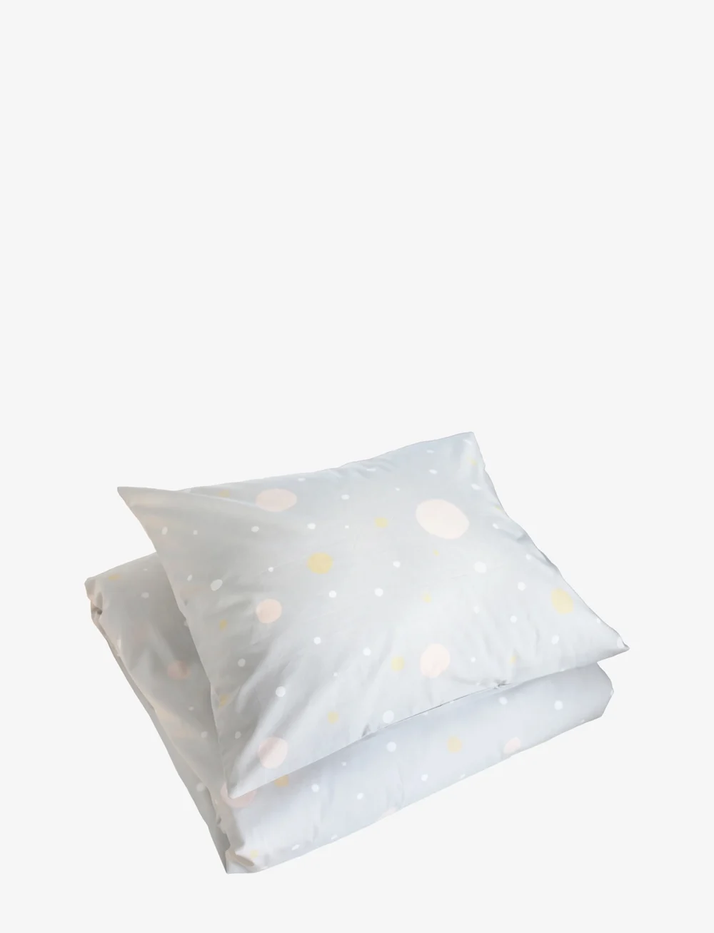 Majvillan - Confetti grey single bed set 150x210 cm - sengesæt - grey - 1