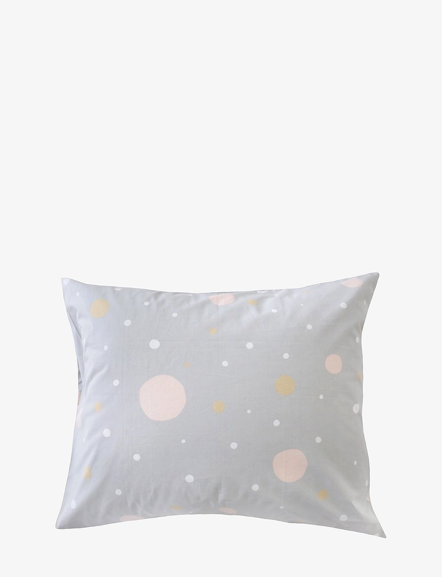 Majvillan - Confetti grey pillow case 50x60 cm - kopfkissenbezüge - grey - 1