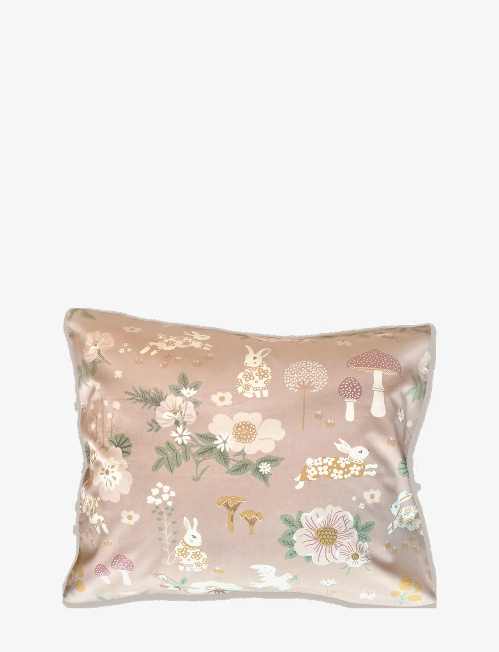 Majvillan - Old garden pink pillow case 50x60cm - pudebetræk - pink - 0