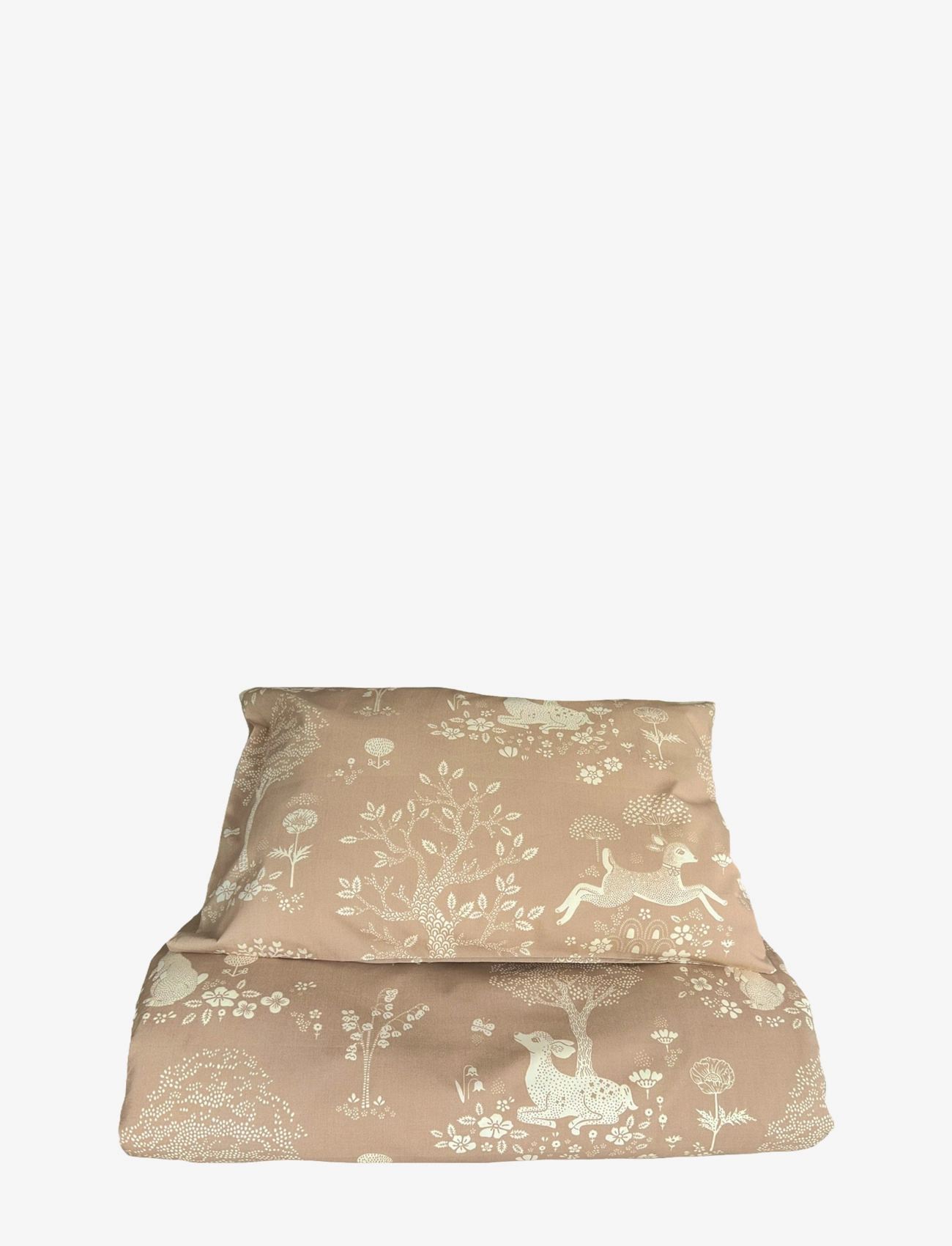 Majvillan Summer Fields Brown Junior Bed Set 100X130 cm, 100X130 cm, Beige, Søvntid > Sengesæt, Børn