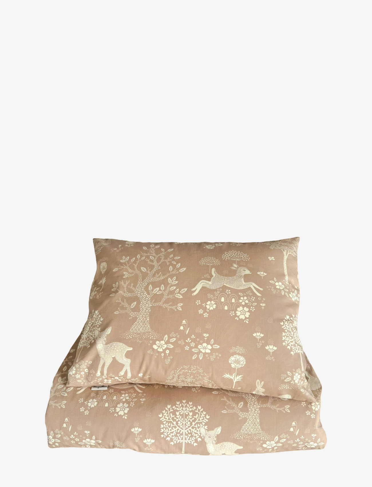 Majvillan Summer Fields Brown Single Bed Set 150X210 Cm, cm, Sleep Time, Beige - Sets, Kinder