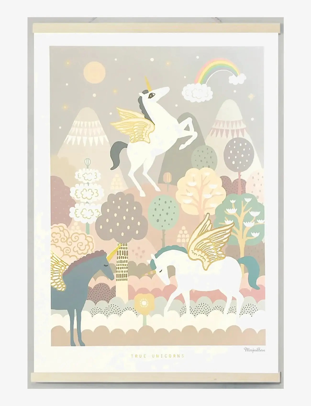 Majvillan - Poster True Unicorns - tiere - multi - 0