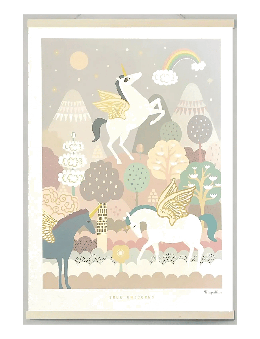 Majvillan - Poster True Unicorns - tiere - multi - 0
