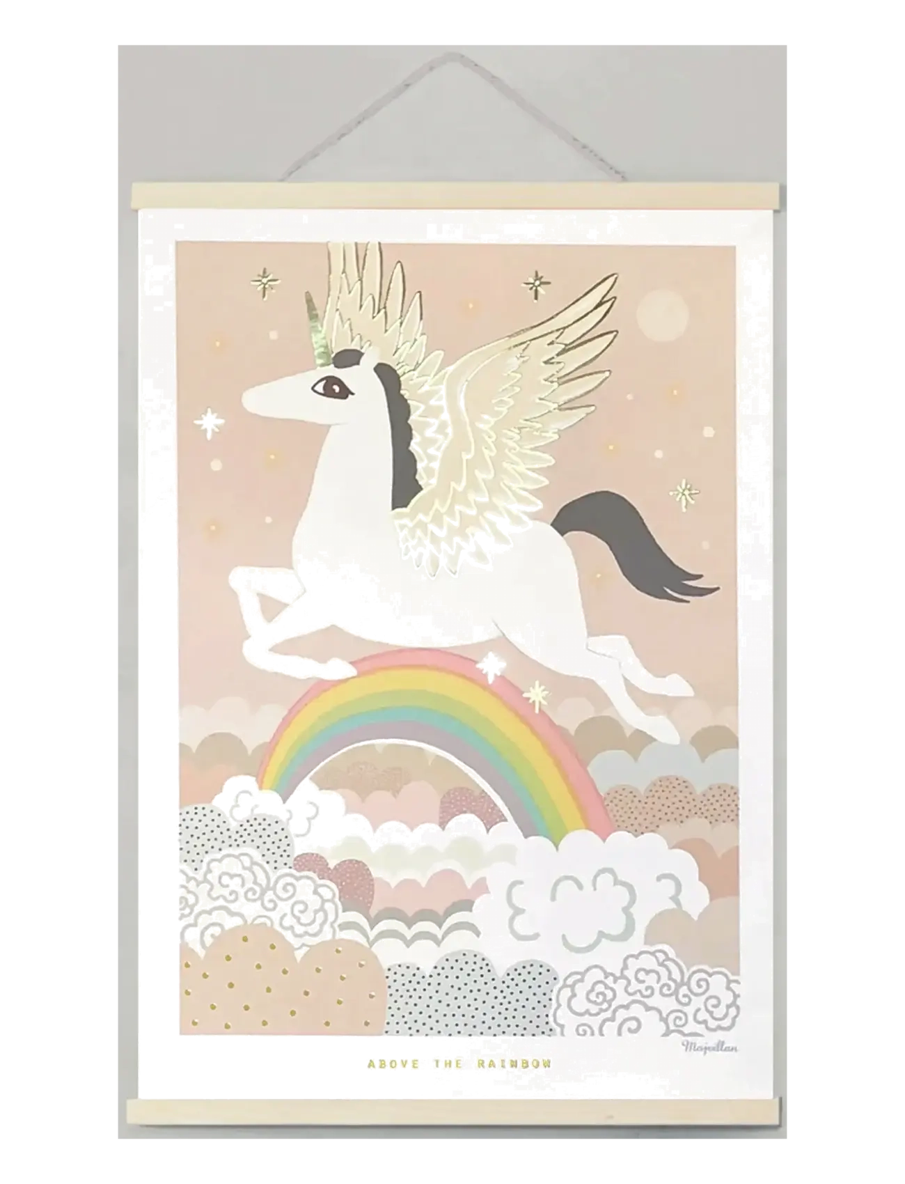 Majvillan Poster Above The Rainbow, 50X70, Posters & Frames, Mehrfarbig/gemustert - Posters, Kinder