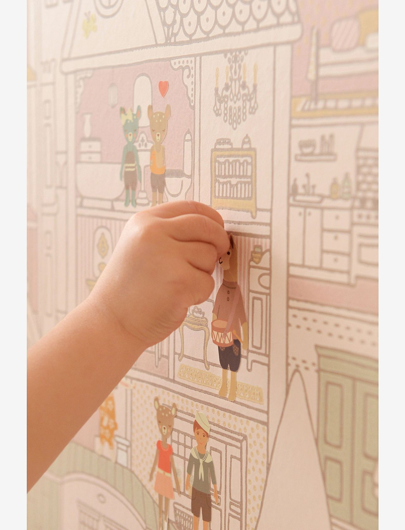 Majvillan - Majvillan Wallstickers - vægklistermærker med dyr - multi - 2