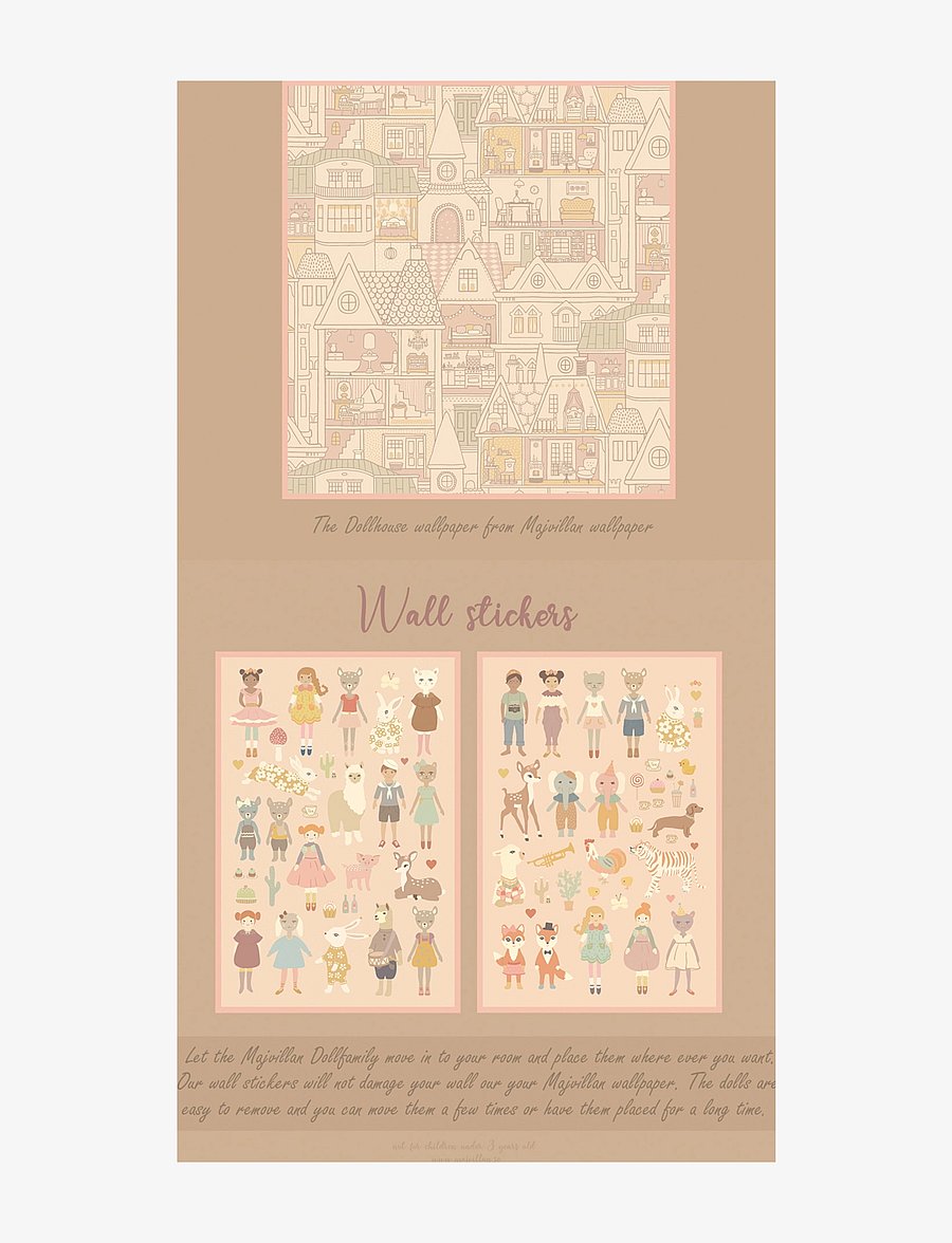 Majvillan - Majvillan Wallstickers - loomad - multi - 3