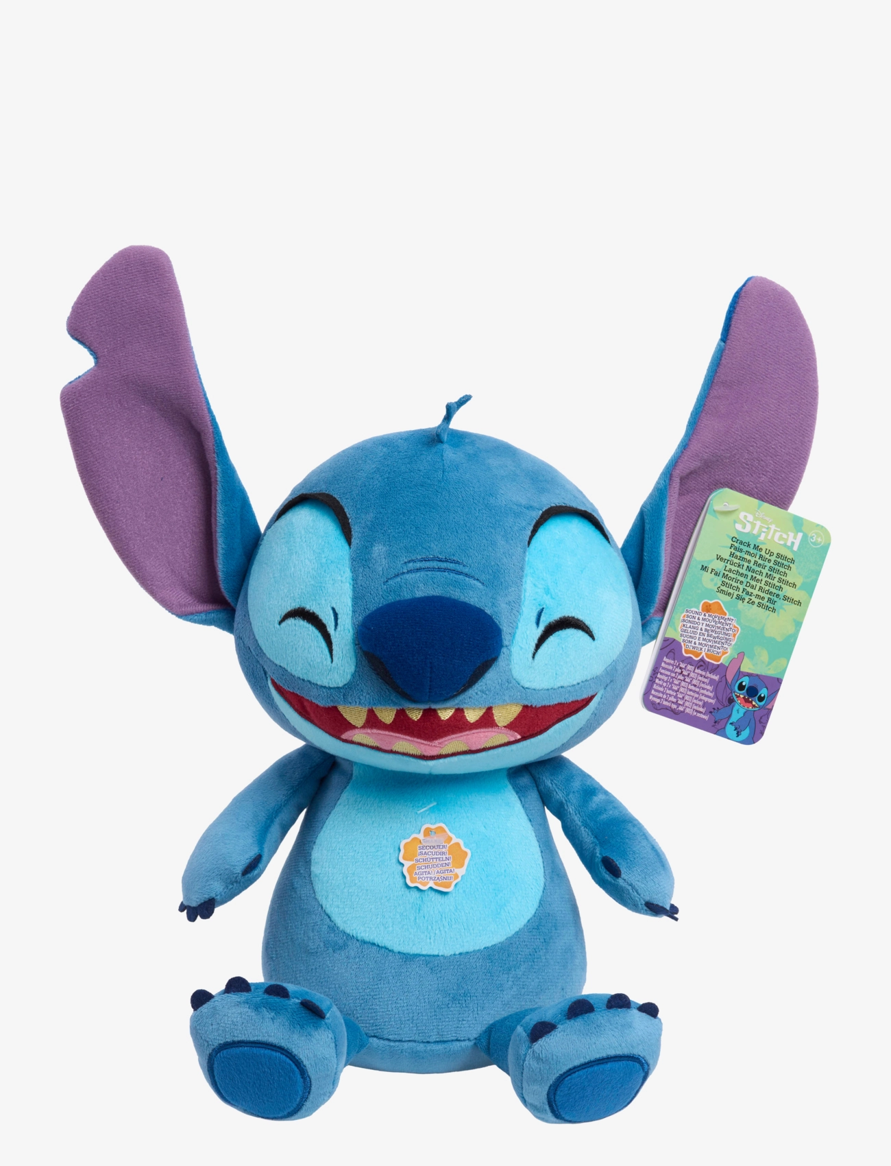 Lilo & Stitch Disney Stitch Crack Me Up Feature Plush 28 cm - Last chance - MULTI / multi
