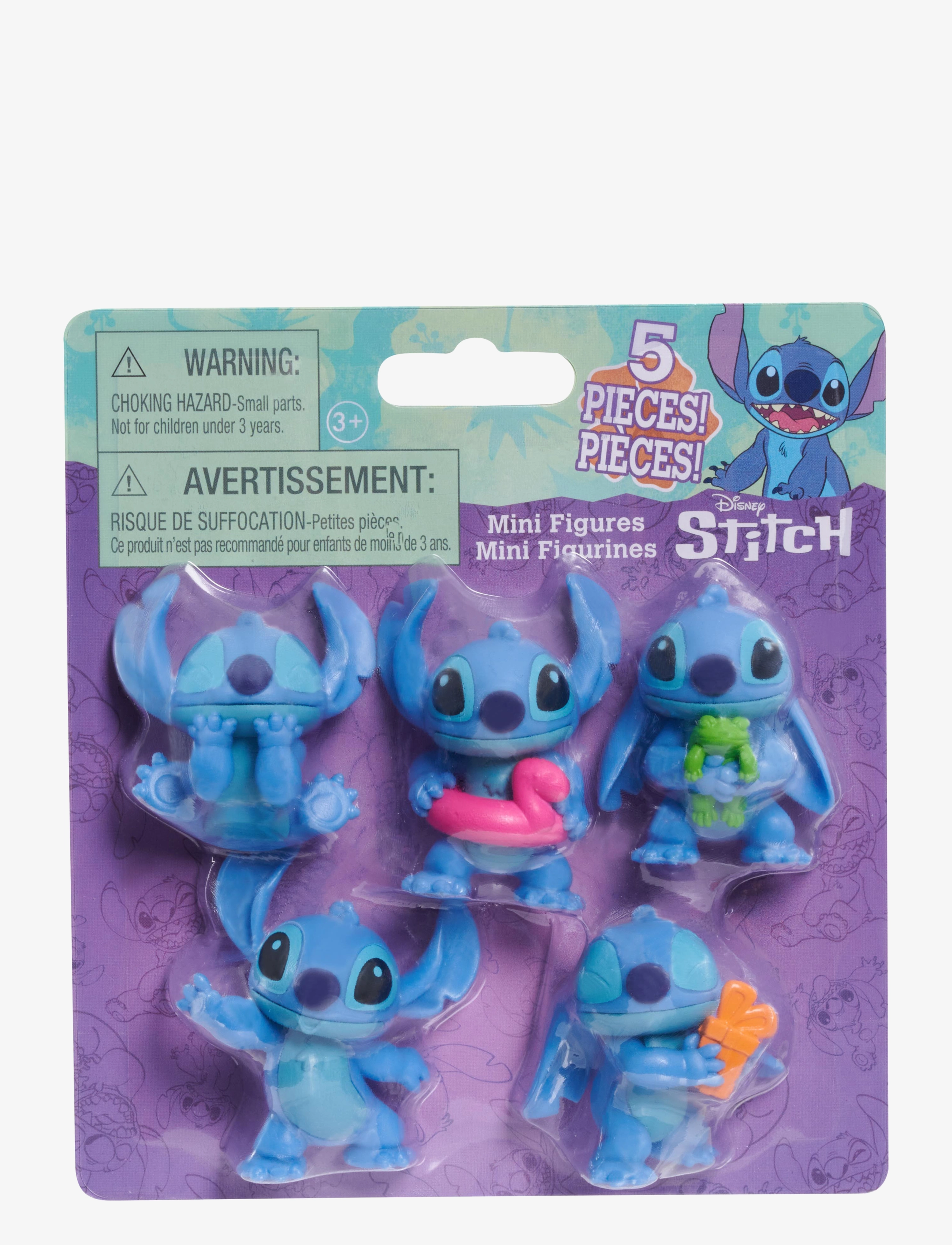 Lilo & Stitch Disney Stitch Figures 5 Pack 5,5 cm, One Size, Multi/patterned, Legesæt Og Actionfigurer > Film- Og Eventyrfigurer, Børn