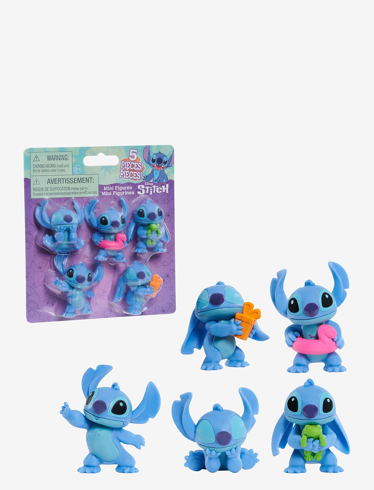 Lilo & Stitch - Disney Stitch Figures 5 Pack 5,5 cm - karakterer fra filmer og eventyr - multi - 1