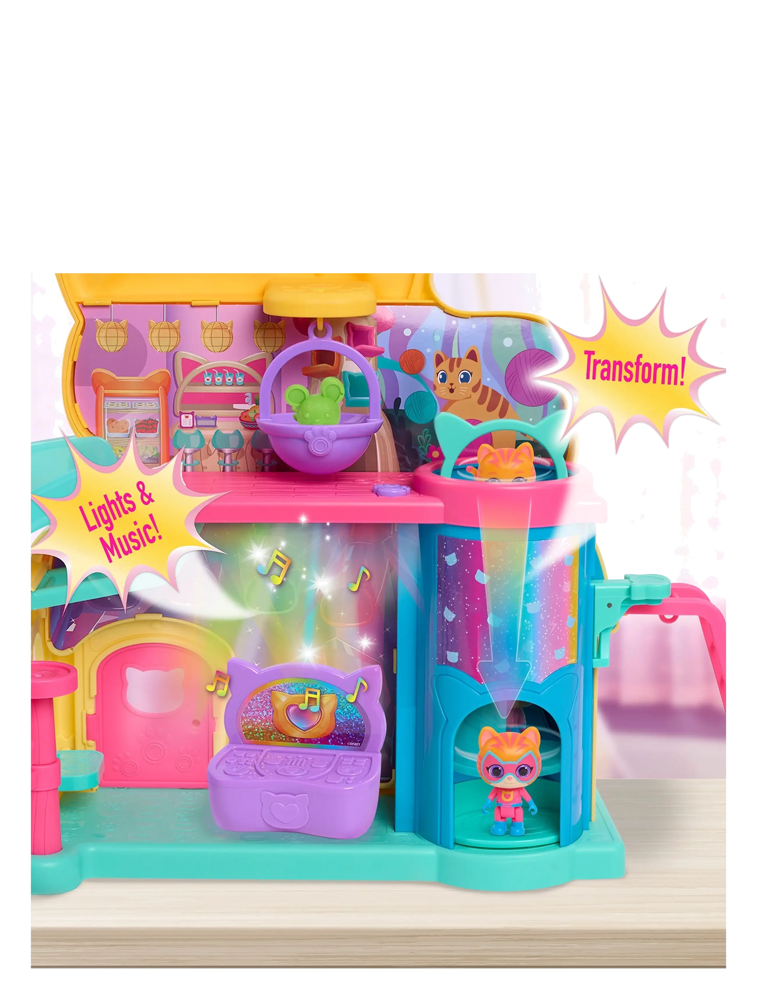 Disney Junior SuperKitties - Disney Jr. Super Kitties Purr 'N' Play Playset - legesæt - muti - 1