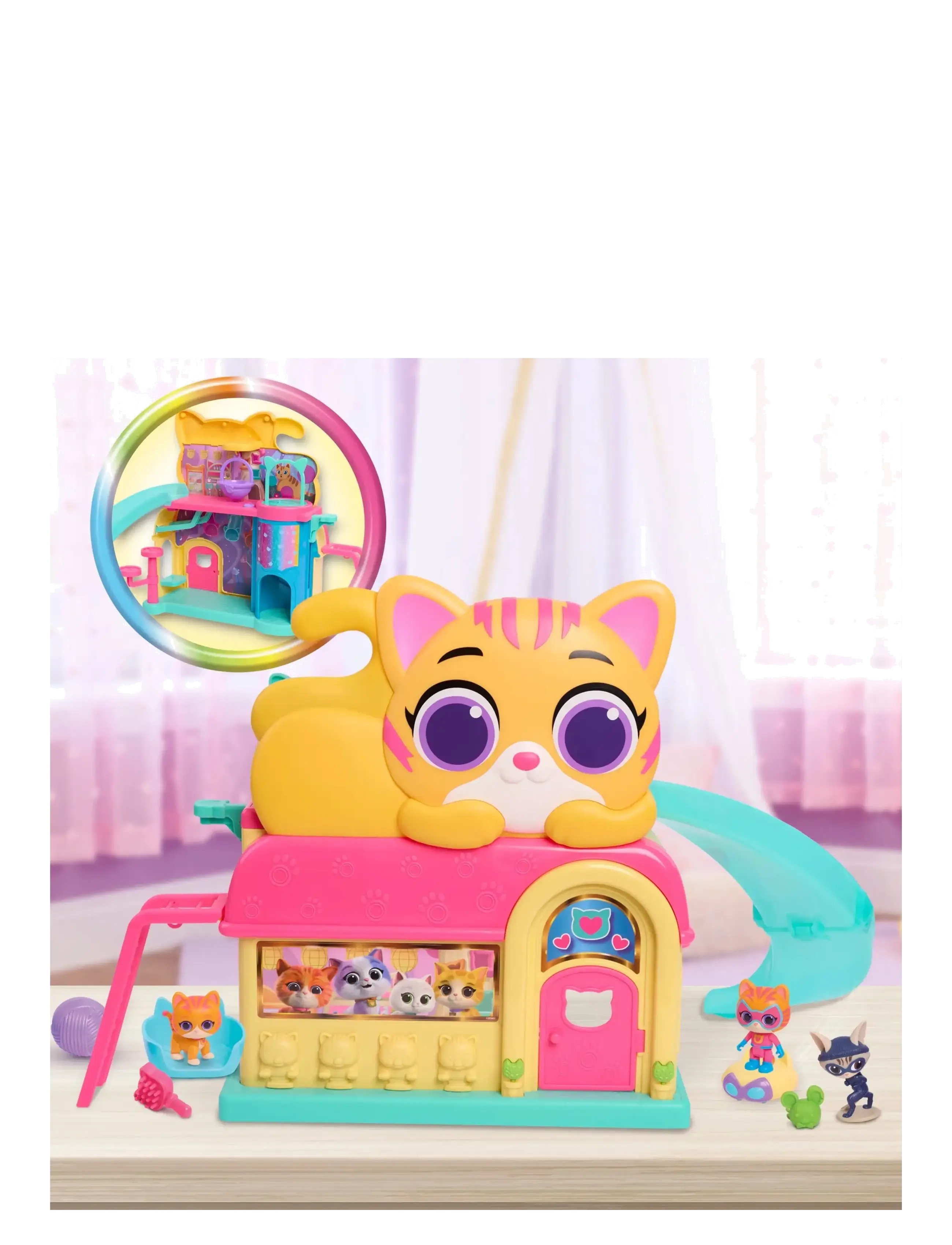 Disney Junior SuperKitties - Disney Jr. Super Kitties Purr 'N' Play Playset - legesæt - muti - 3