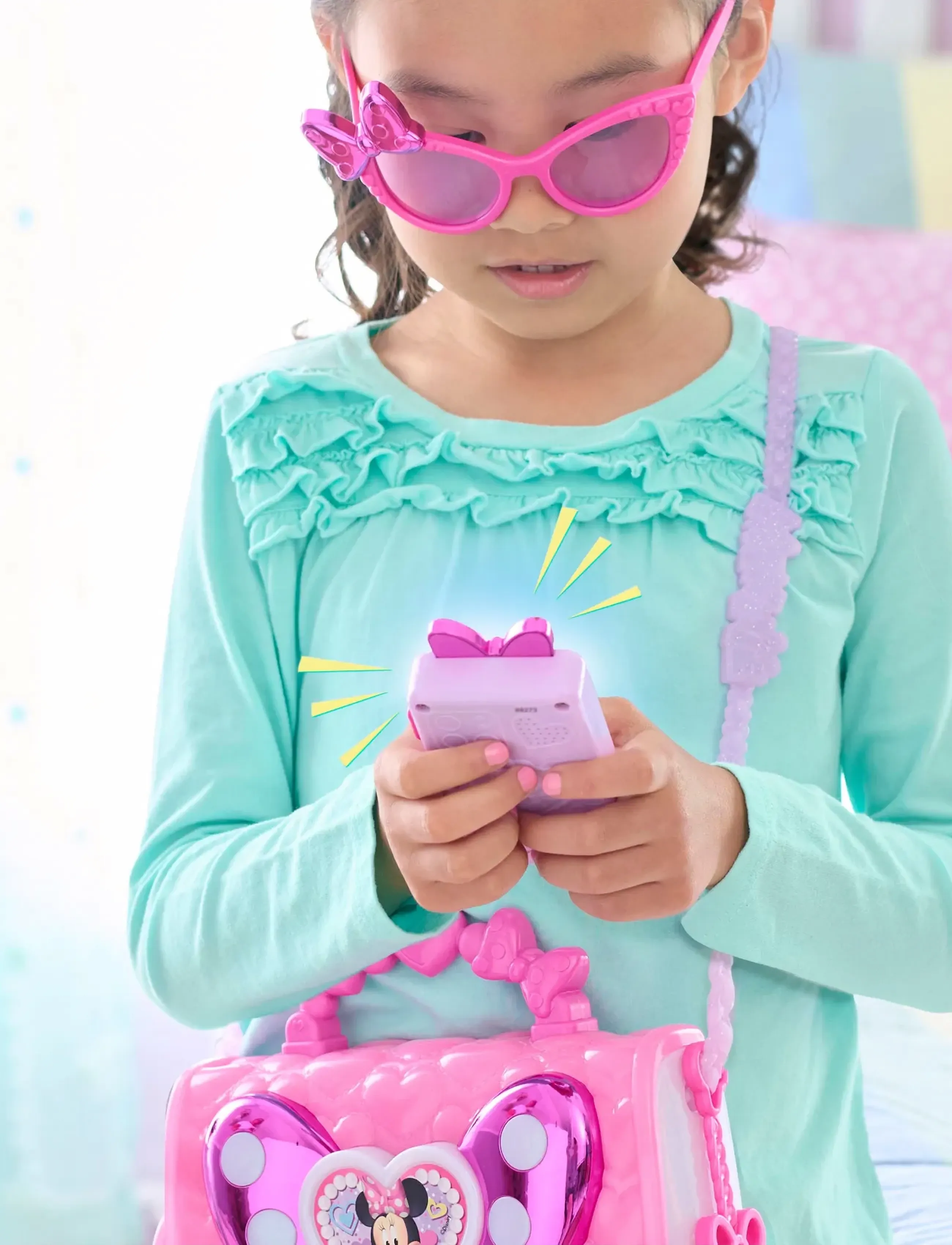 Minnie Mouse Disney Junior Minnie Bowfabulous Bag Set, One Size, Pink, Kostumer & Tilbehør > Tilbehør Til Kostumer, Børn