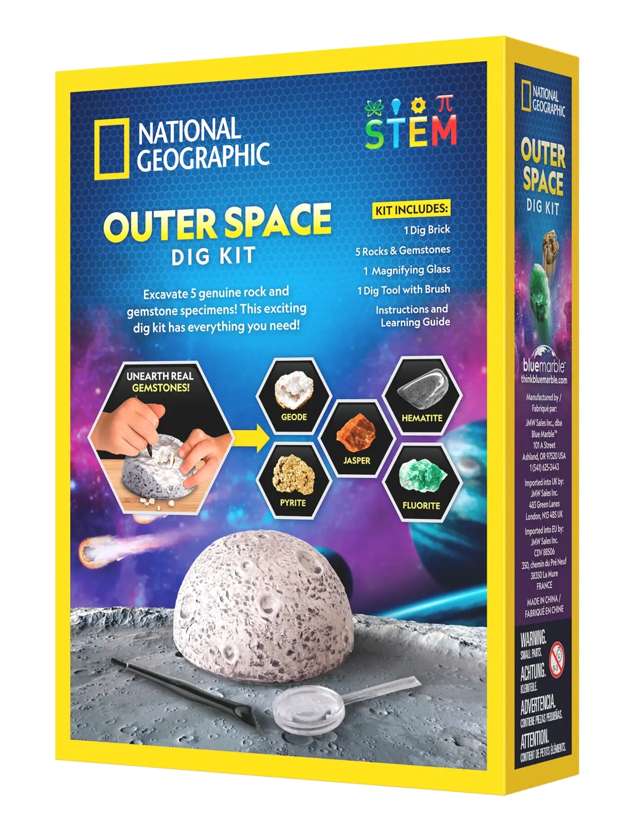 National Geographic National Geographic Space-Themed Dig Kit - Kokeet ja tiede - MUTI / white