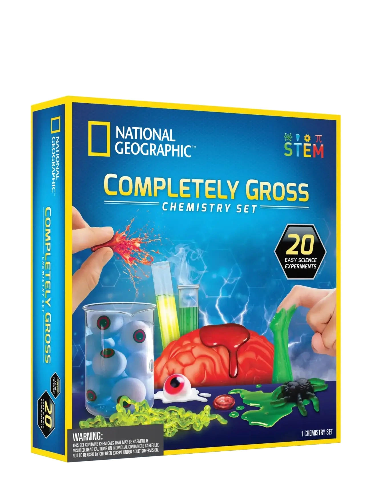 National Geographic National Geographic Completely Gross Chemistry Set, One Size, Blue, Legetøj > Experiments And Science, Børn