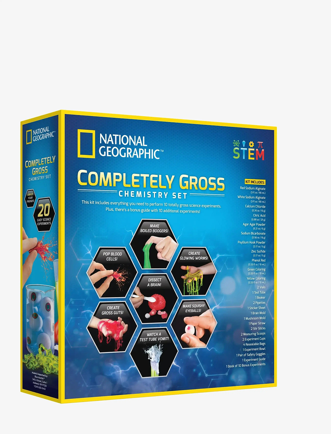 National Geographic - National Geographic Completely Gross Chemistry Set - experiment & vetenskap - muti - 1