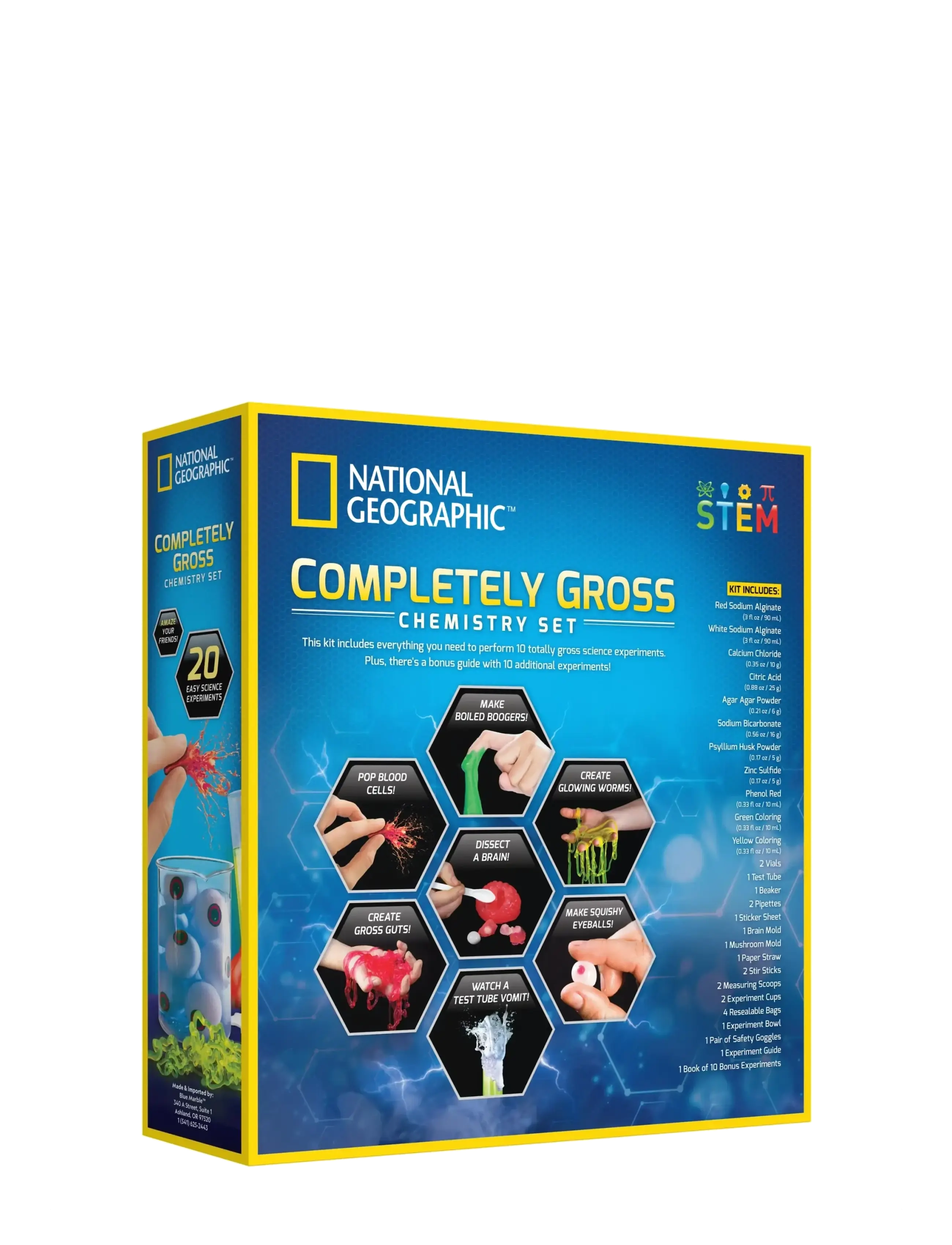 National Geographic - National Geographic Completely Gross Chemistry Set - eksperimenter og videnskab - muti - 1