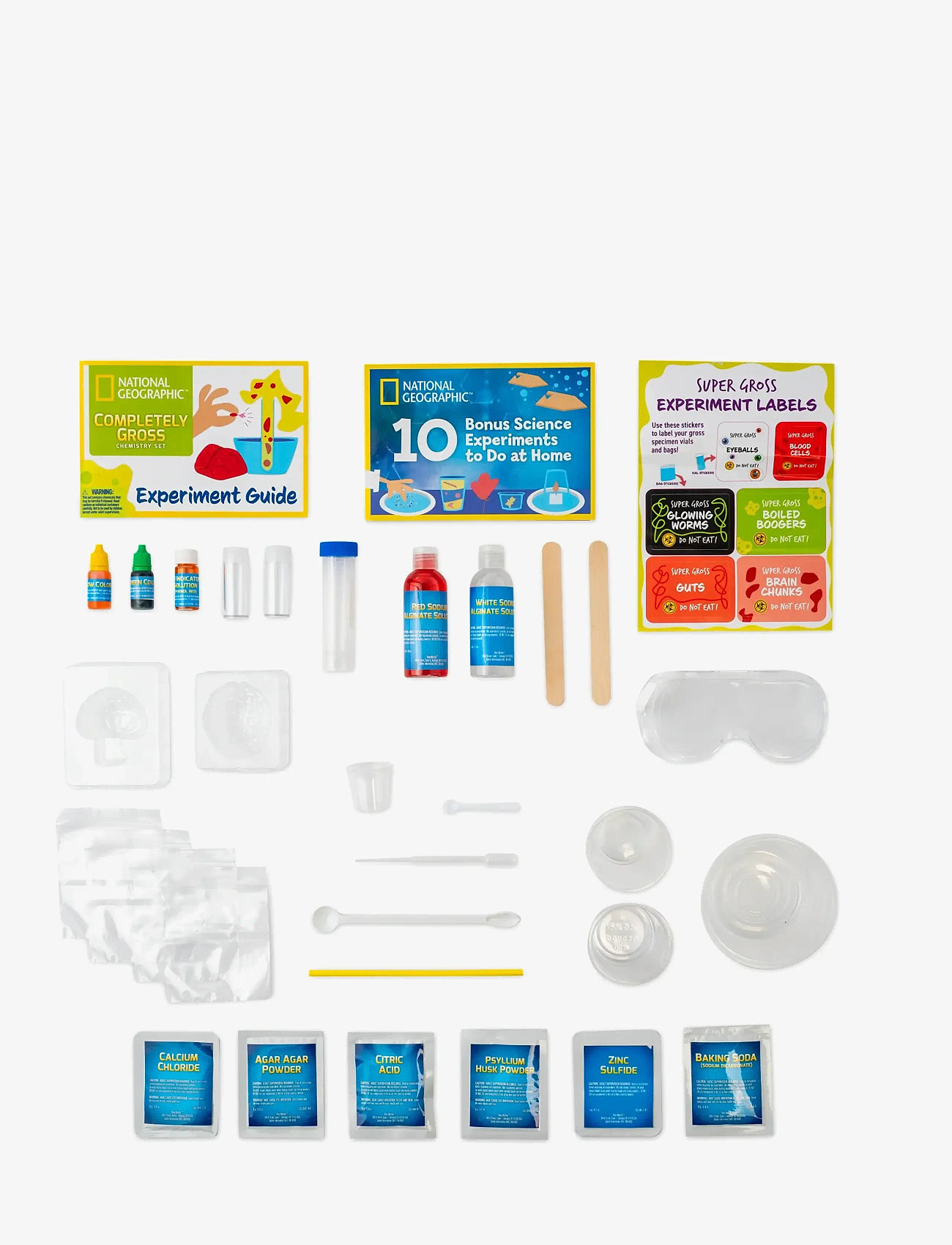 National Geographic - National Geographic Completely Gross Chemistry Set - experiment & vetenskap - muti - 4