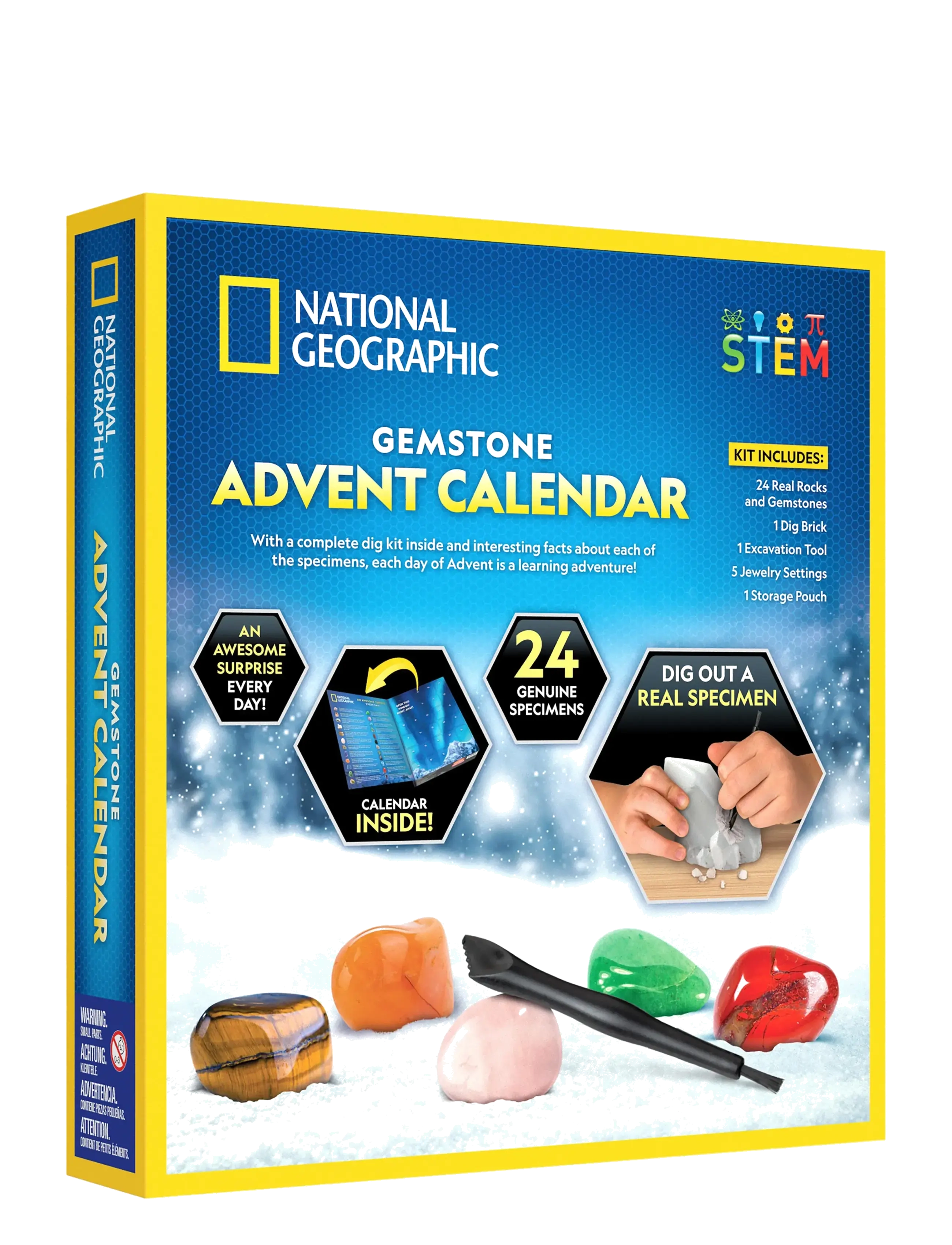 National Geographic - National Geographic Gemstones Advent Calendar 2026 - experiment & vetenskap - multi - 3