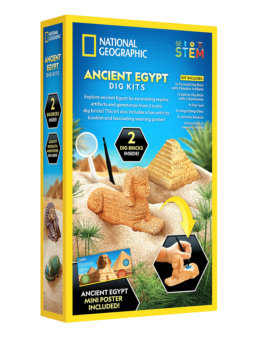 National Geographic - National Geographic Ancient Egypt Dig Kits - experiment & vetenskap - multi - 2