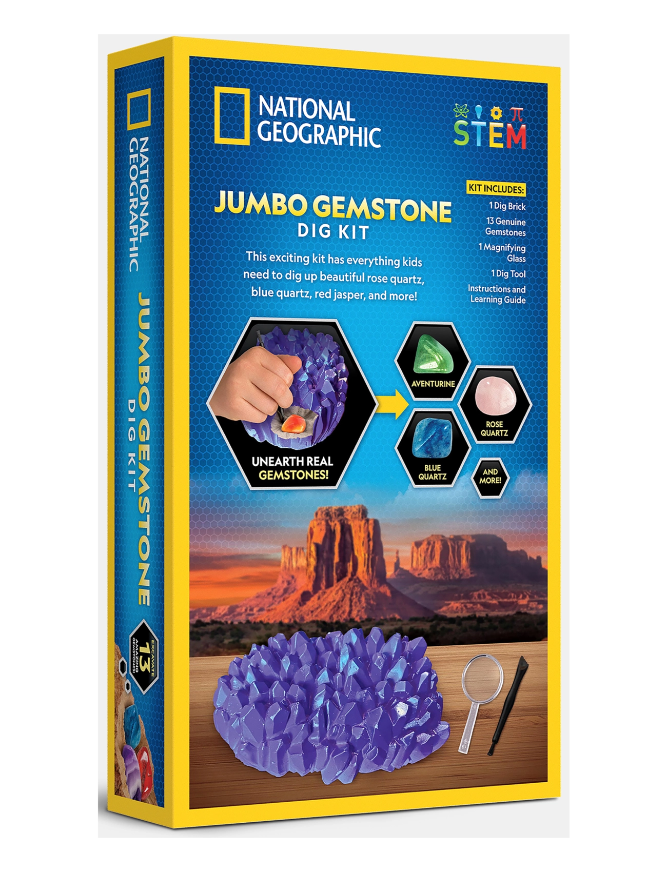 National Geographic - National Geographic Jumbo Gemstone Dig Kit - multi - 1