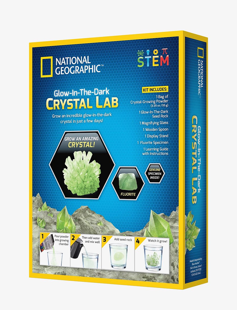 National Geographic - National Geographic Glow in Dark Crystal Growing - multi - 3