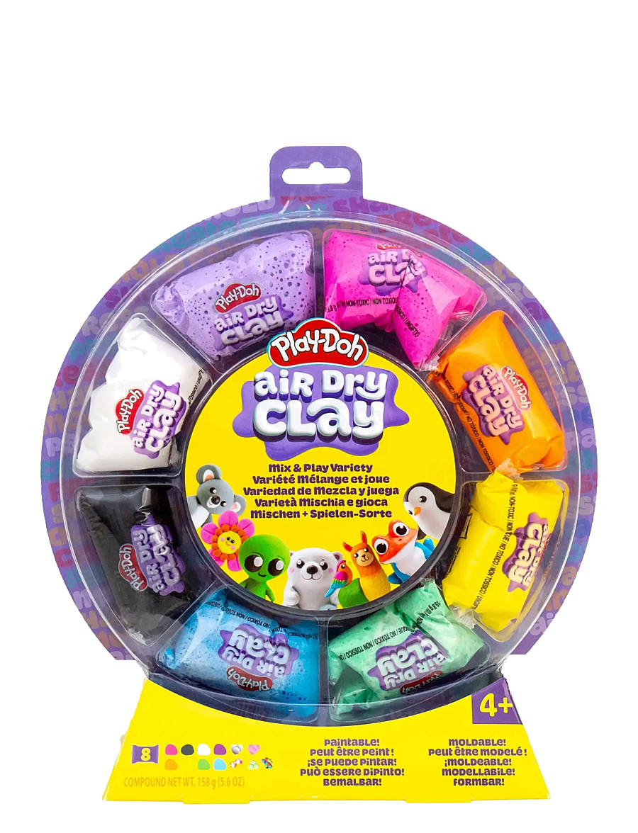 Maki Play Dough - Play-Doh Air Dry Clay Wheel - leklera - multi - 0