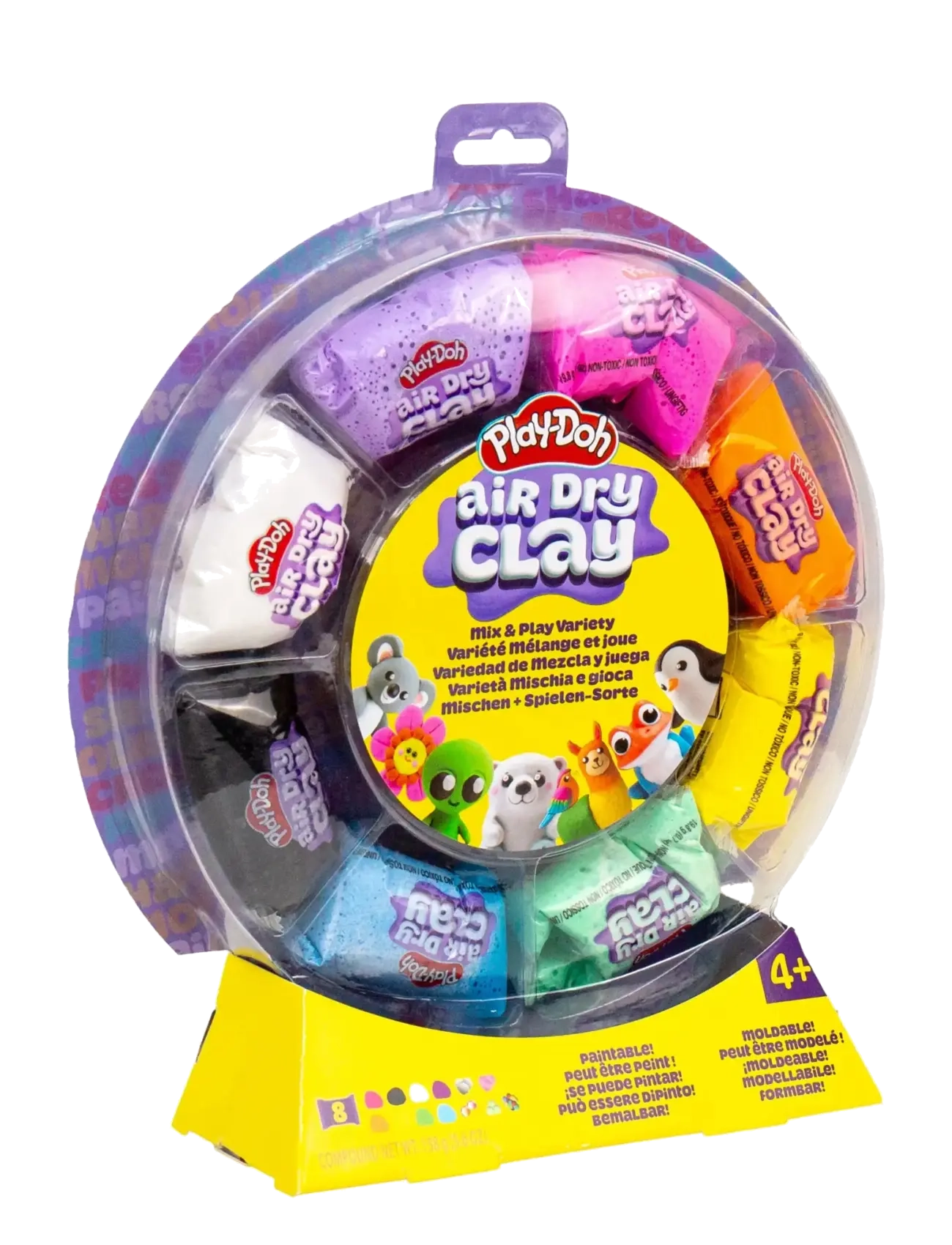 Maki Play Dough - Play-Doh Air Dry Clay Wheel - leklera - multi - 2
