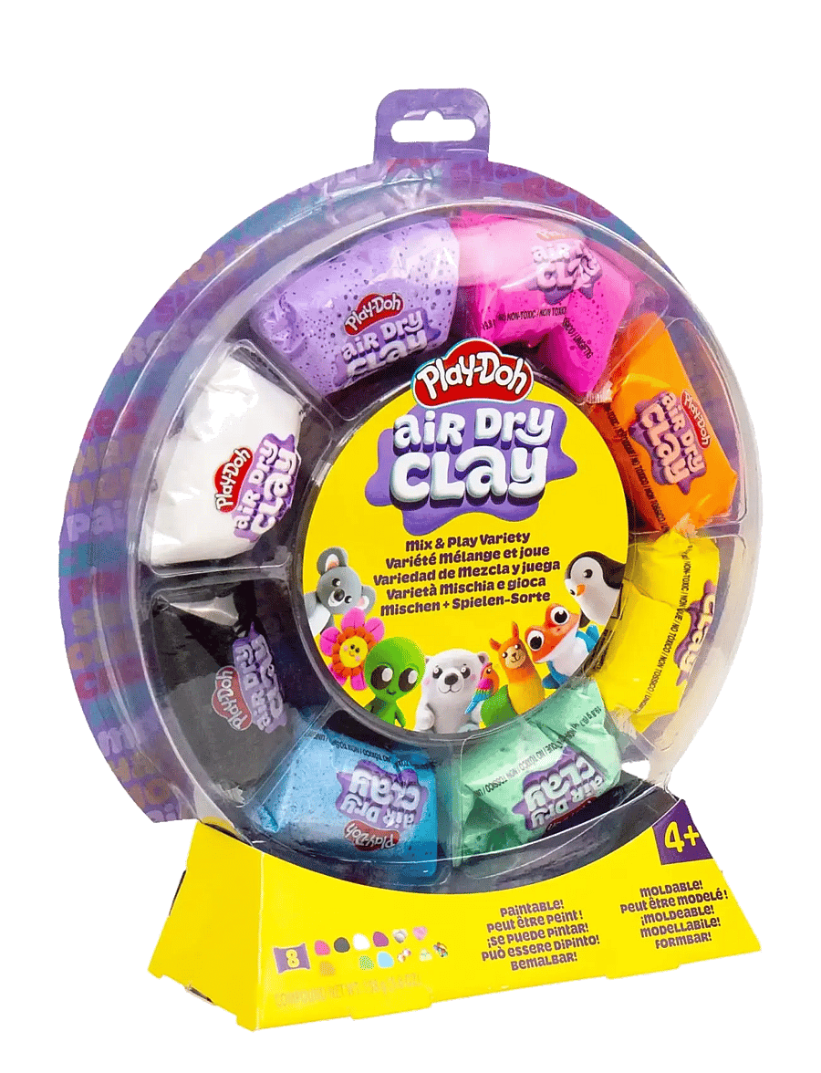 Maki Play Dough - Play-Doh Air Dry Clay Wheel - leklera - multi - 2