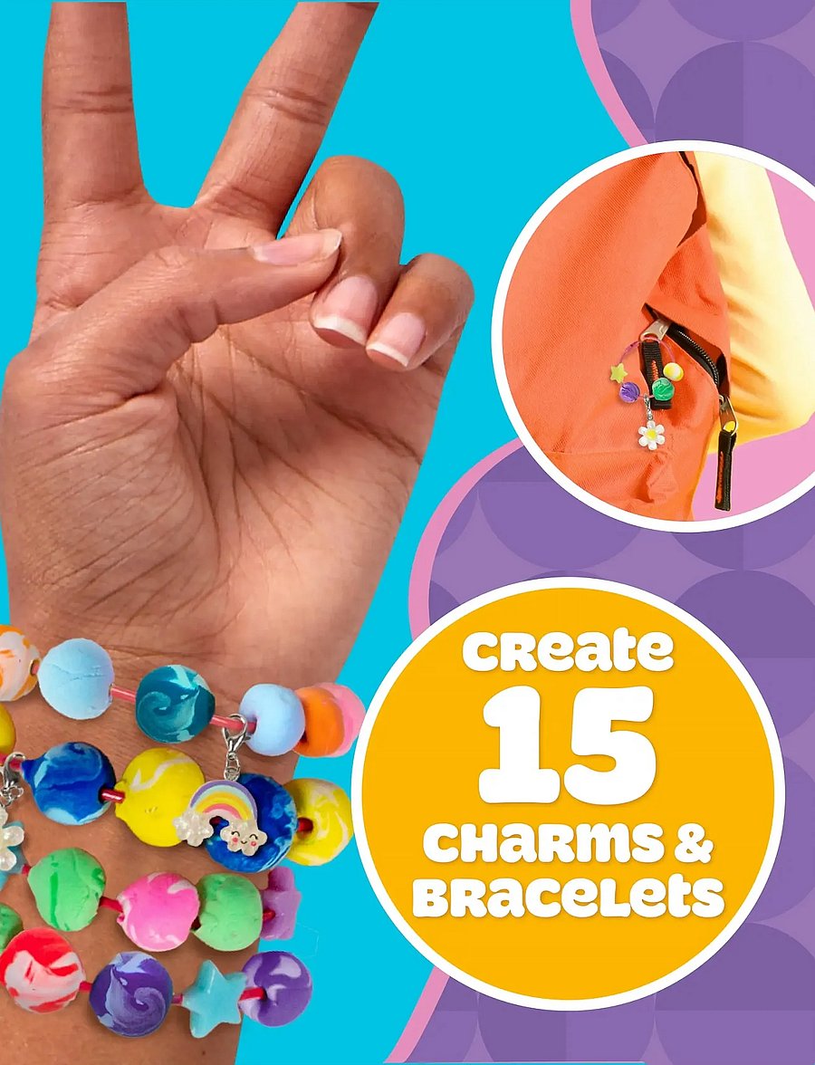 Maki Play Dough - Play-Doh Charm & Jewlery Maker - smycken & accessoarer - multi - 4