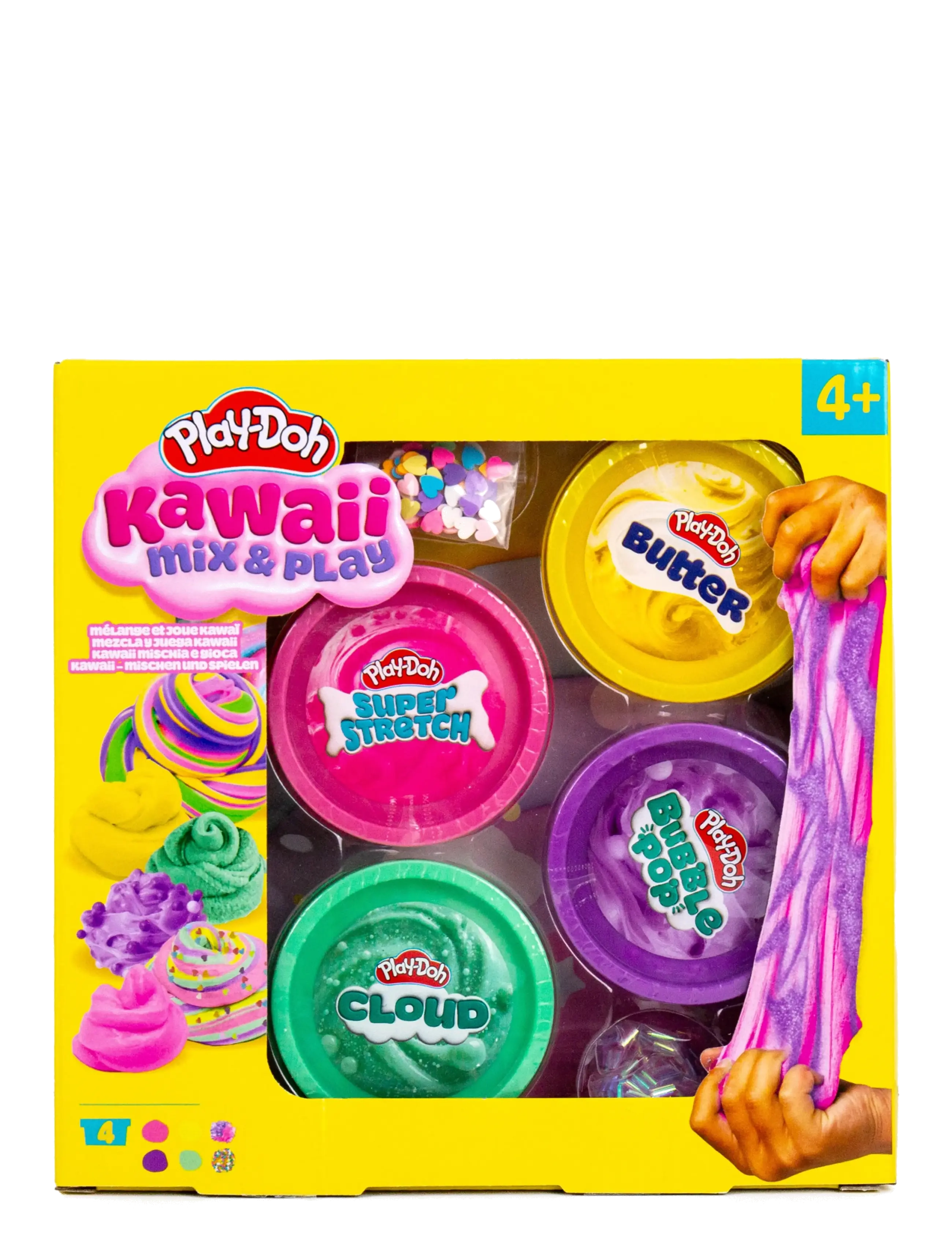 Maki Play Dough Play-Doh Kawaii Mix & Play 4 pack - Vinterkollektion - MULTI / multi