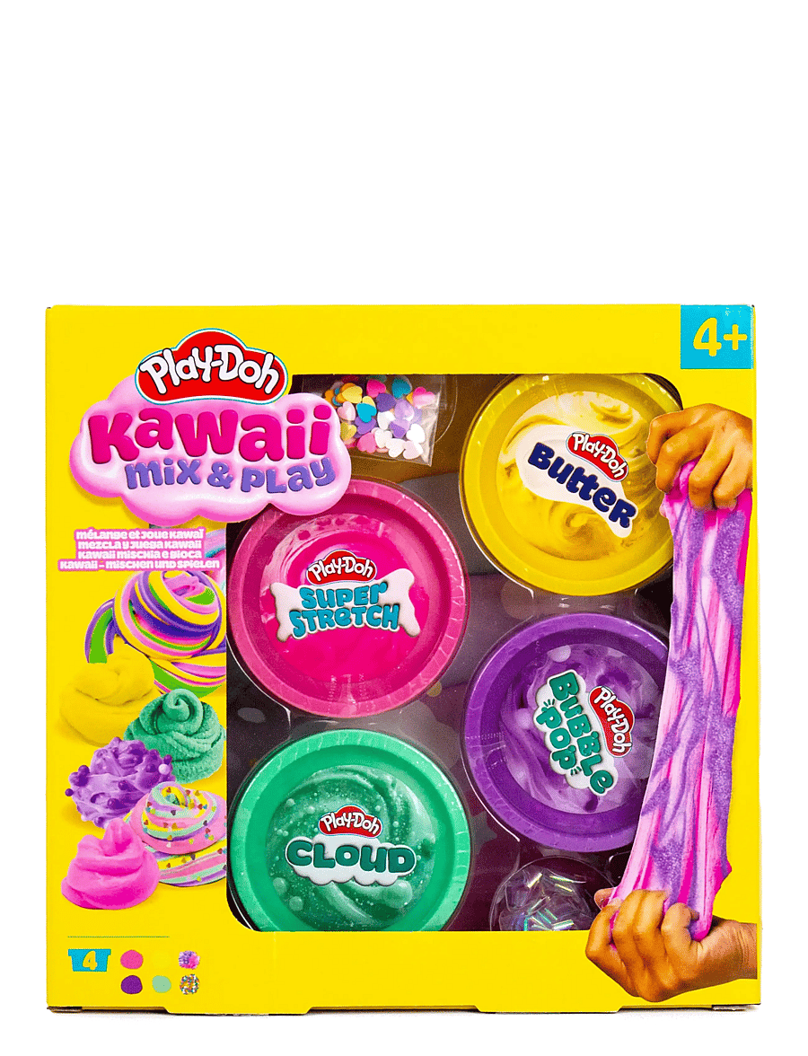 Maki Play Dough - Play-Doh Kawaii Mix & Play 4 pack - modellervoks - multi - 0