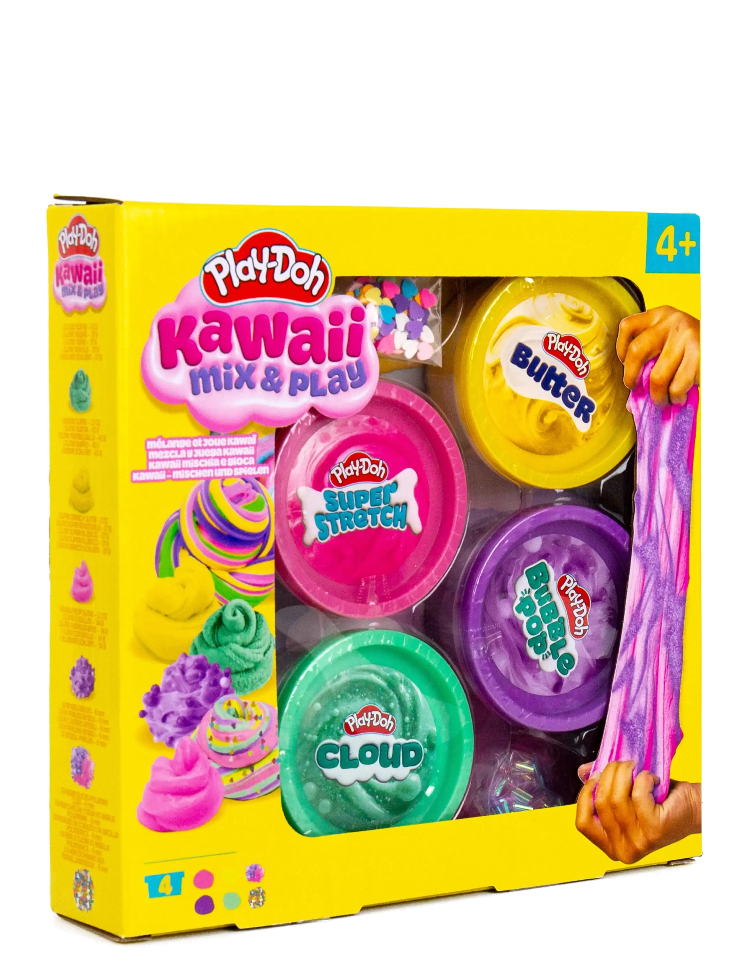 Maki Play Dough - Play-Doh Kawaii Mix & Play 4 pack - modellervoks - multi - 1