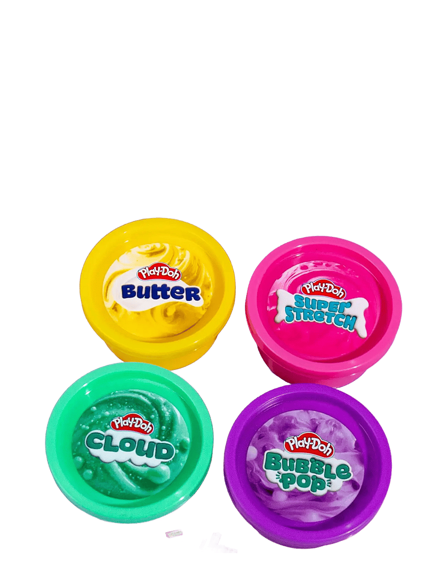 Maki Play Dough - Play-Doh Kawaii Mix & Play 4 pack - leklera - multi - 4