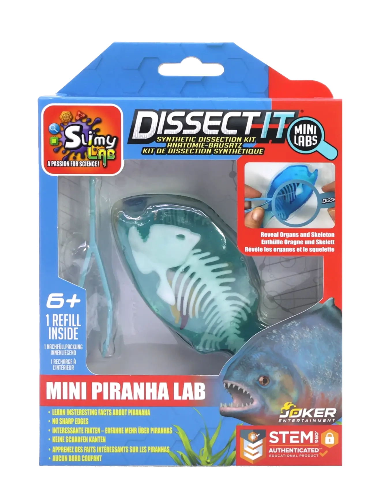 MAKI Sensory Compounds Piranha In Giftbox, One Size, Blue, Legetøj > Experiments And Science, Børn
