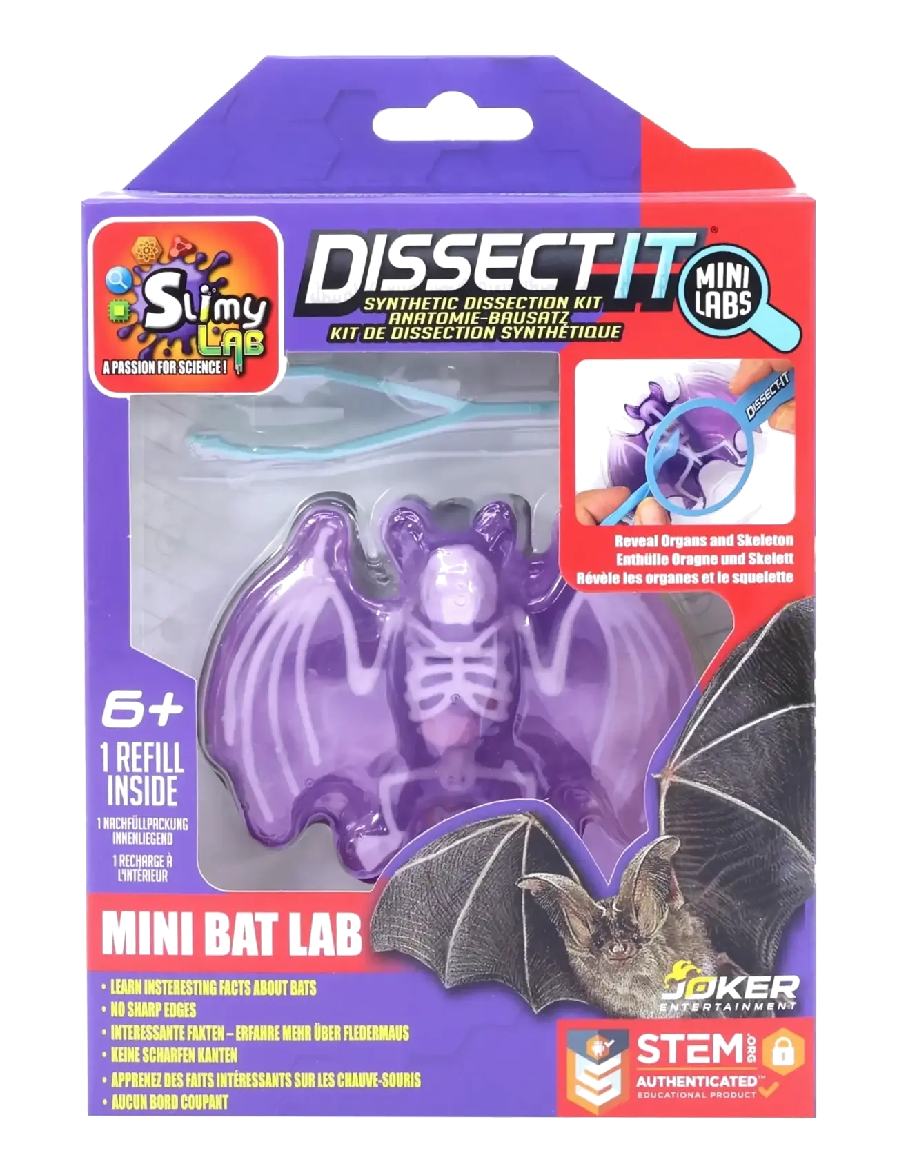 MAKI Sensory Compounds Bat In Giftbox, One Size, Purple, Legetøj > Experiments And Science, Børn
