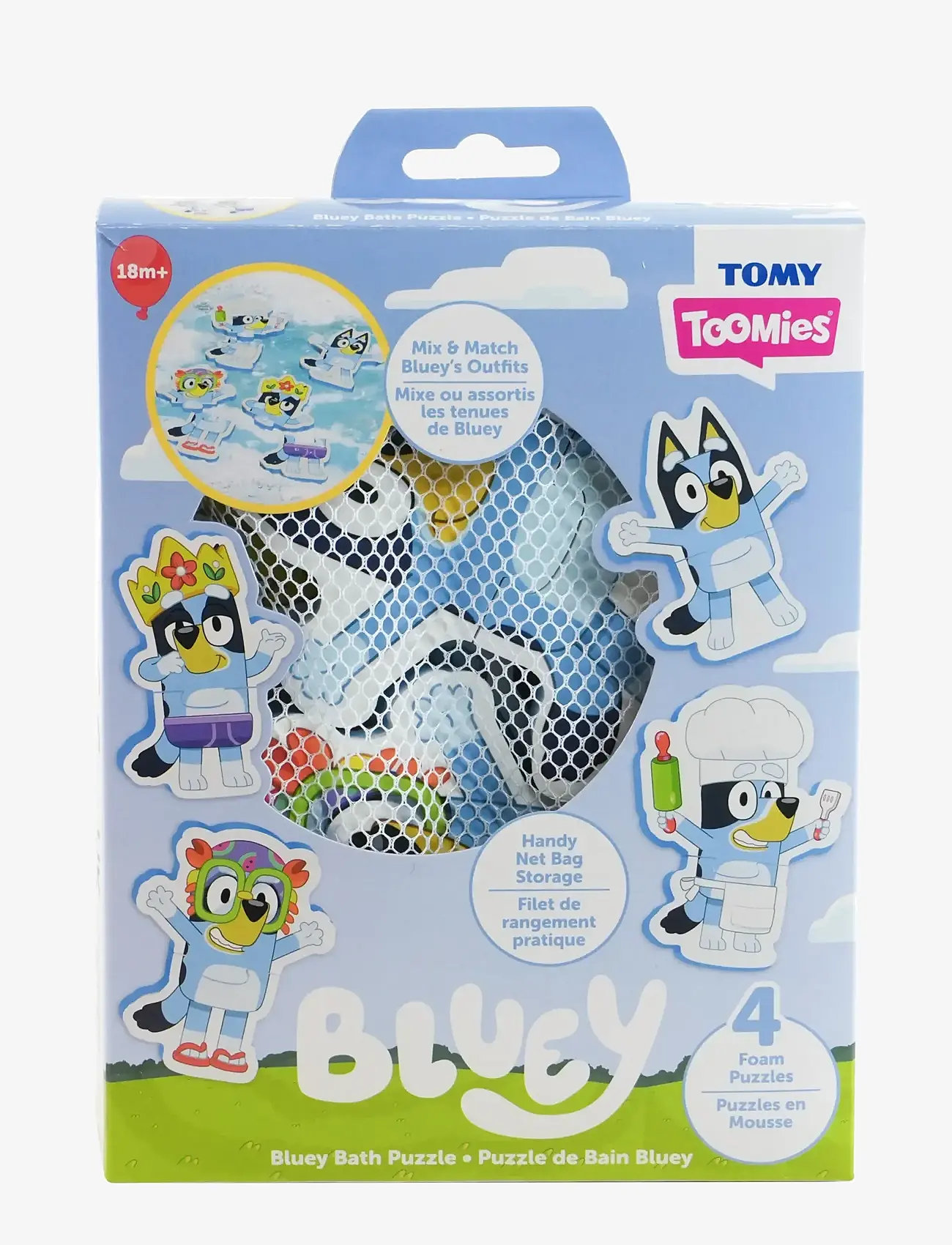 MAKI - Toomies Bluey Bath Puzzle - badelegetøj - muti - 0