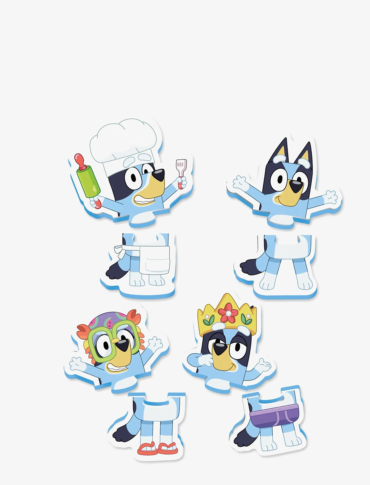 MAKI - Toomies Bluey Bath Puzzle - badelegetøj - muti - 1